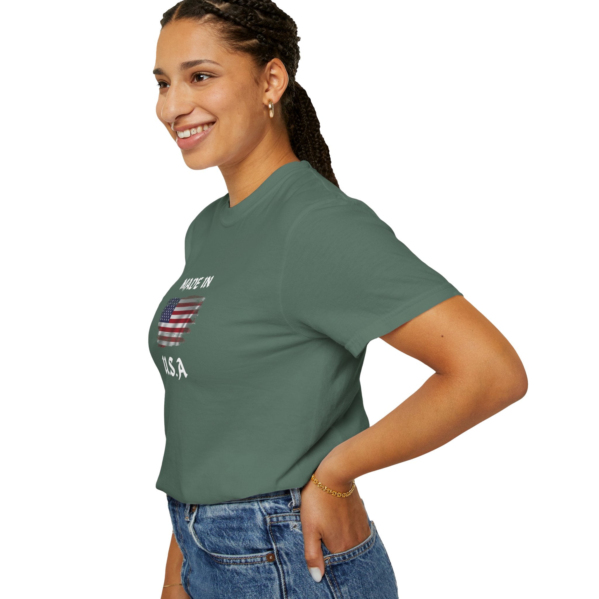 Patriotic USA Flag T-Shirt | Unisex | 100% Cotton | American Pride Spirit
