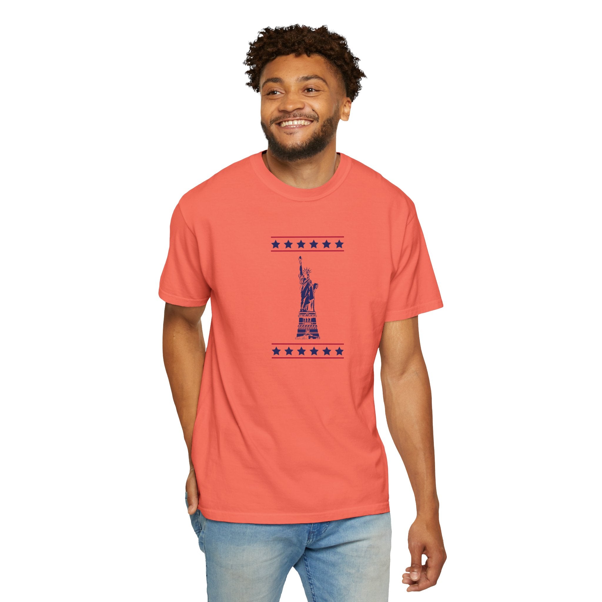 Patriotic Statue of Liberty T-shirt | Unisex | 100% Cotton | American Pride Spirit