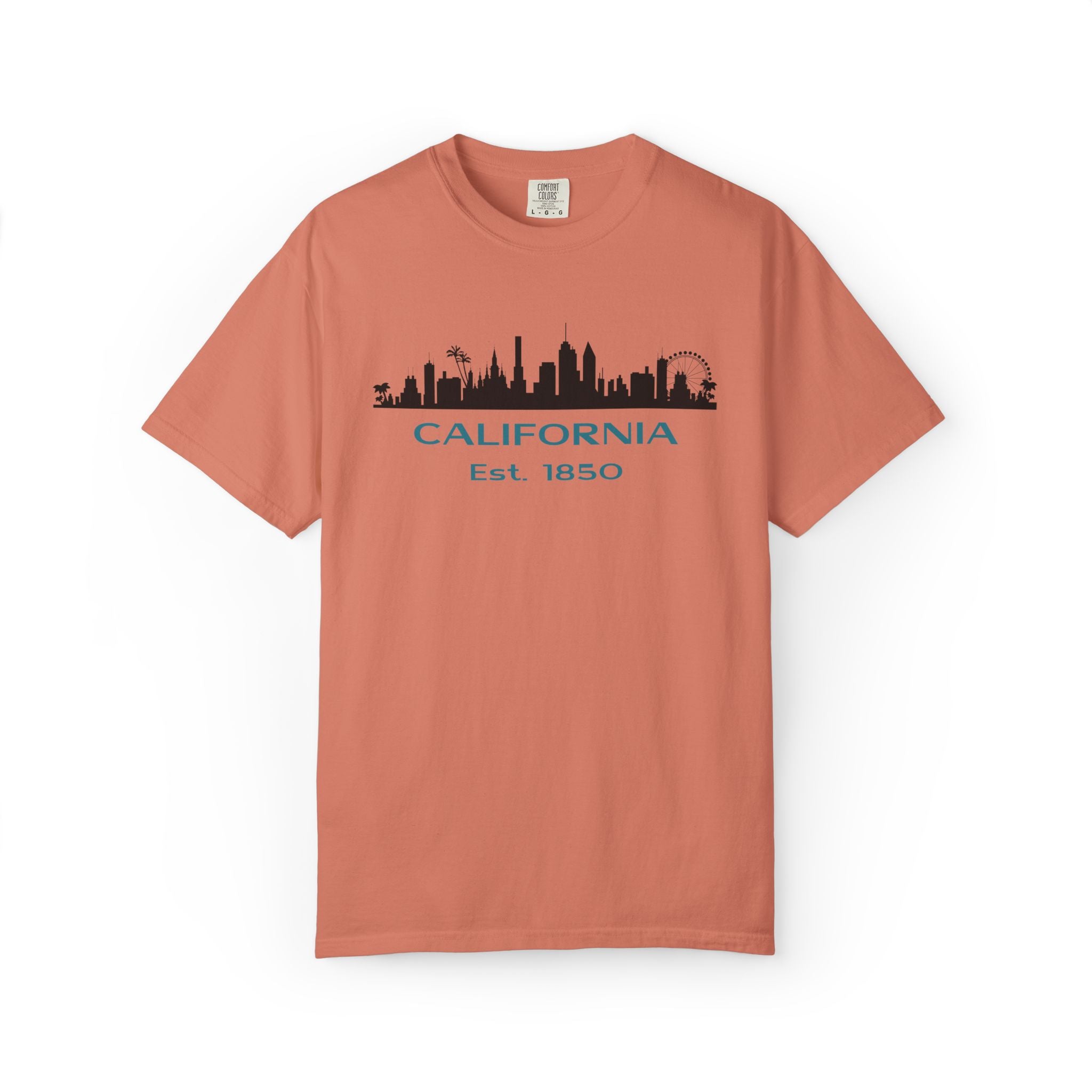 California Skyline T-shirt | Unisex | 100% Cotton | American Pride Spirit
