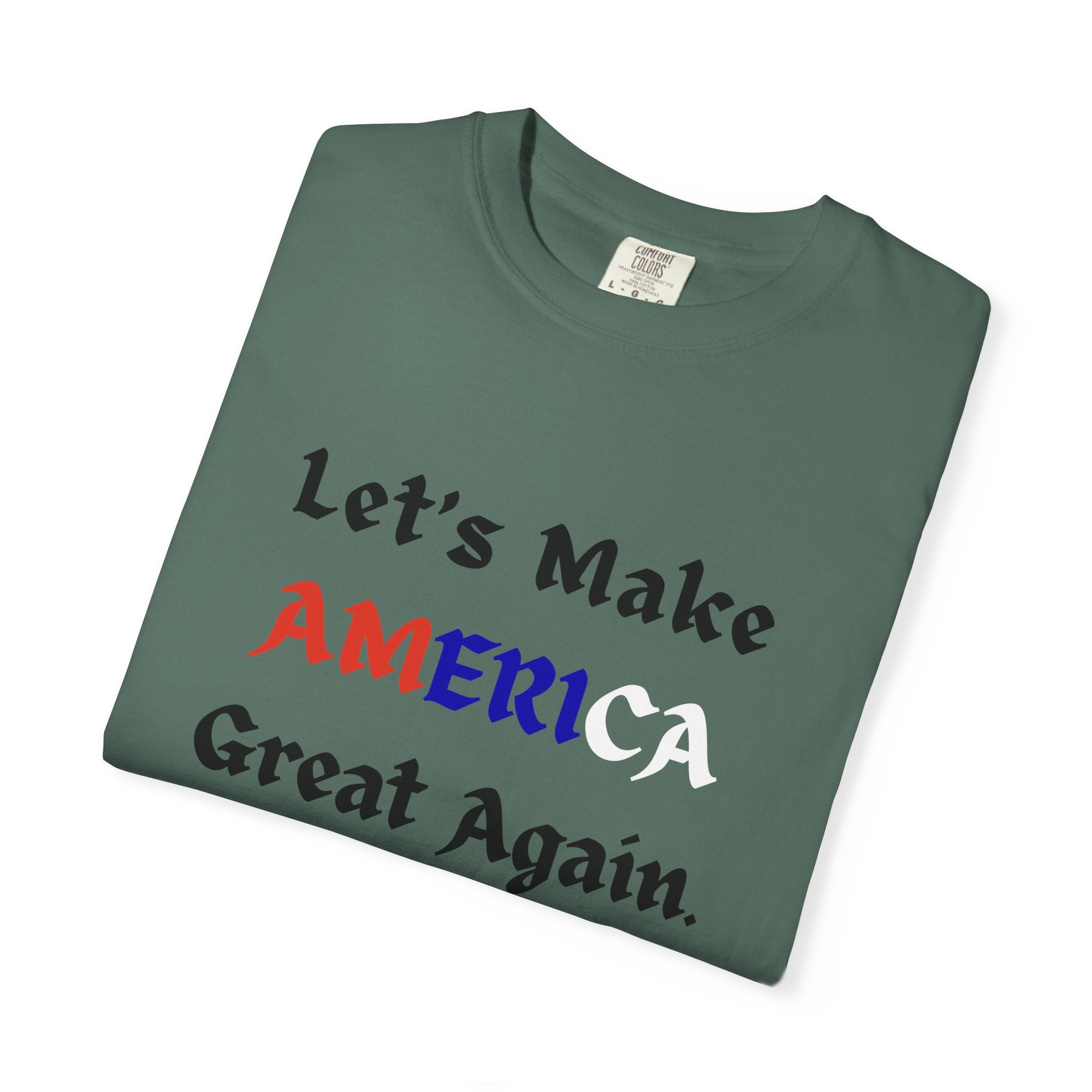 Patriotic American Flag Color T-Shirt | Unisex | 100% Cotton | American Pride Spirit