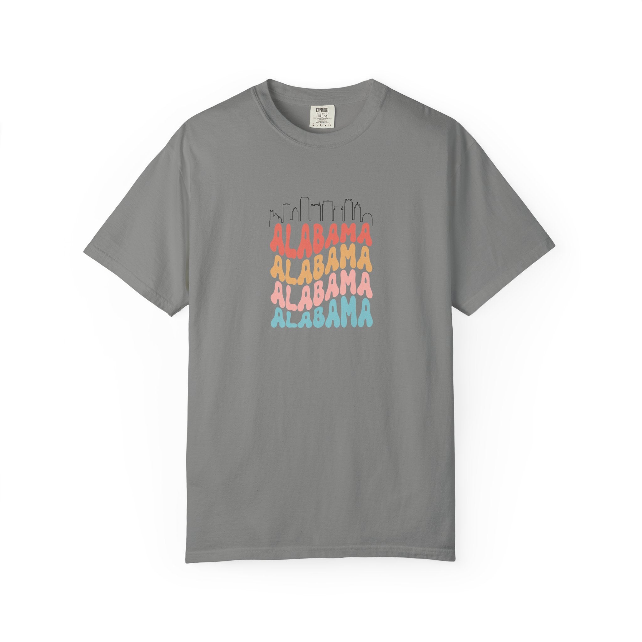 Alabama Designer Skyline T-Shirt | Unisex  | 100% Cotton | American Pride Spirit