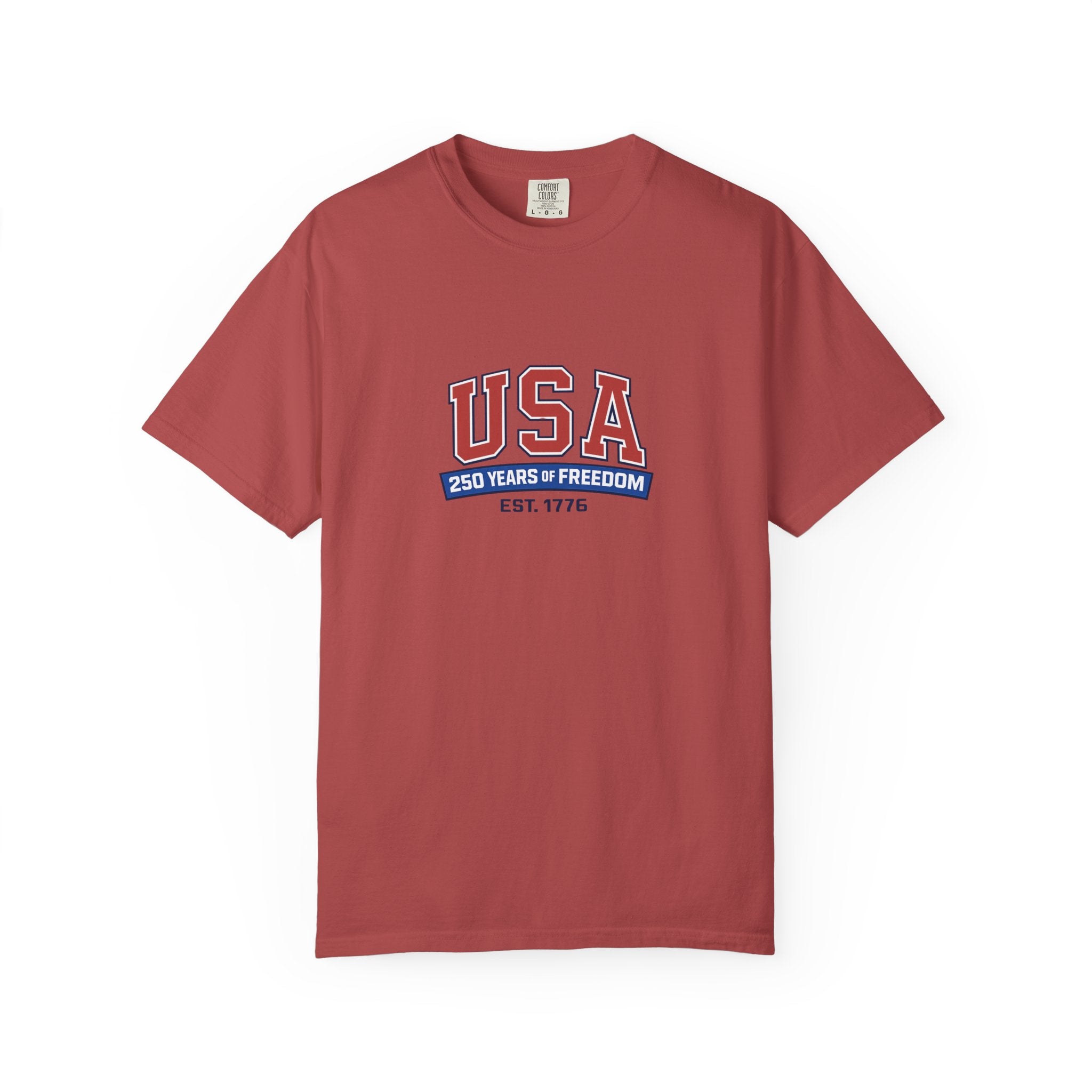 USA 250 Years of Freedom T-Shirt | Unisex | 100% Cotton | American Pride Spirit