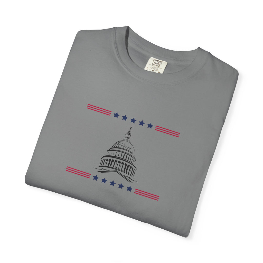 Washington Capitol Dome T-Shirt | Unisex | 100% Cotton | American Pride Spirit