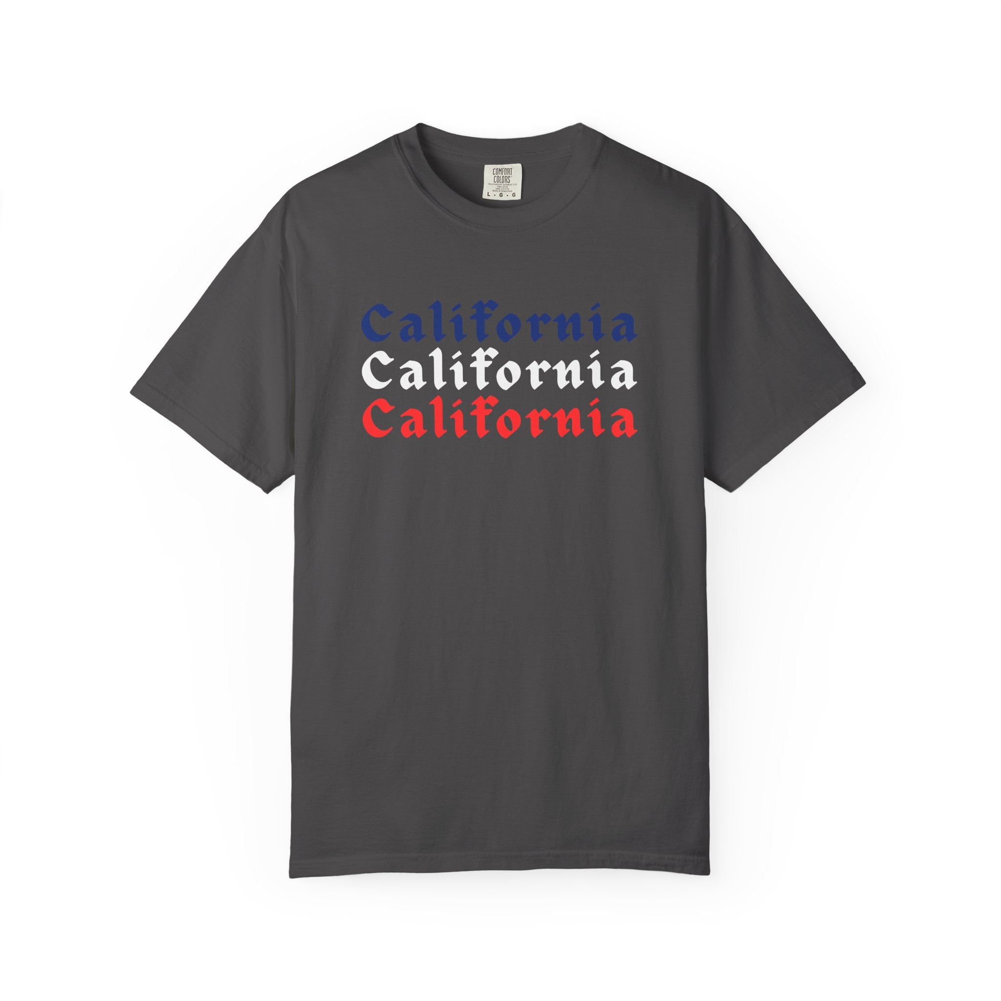 California Patriotic Colors T-Shirt | Unisex | 100% Cotton | American Pride Spirit