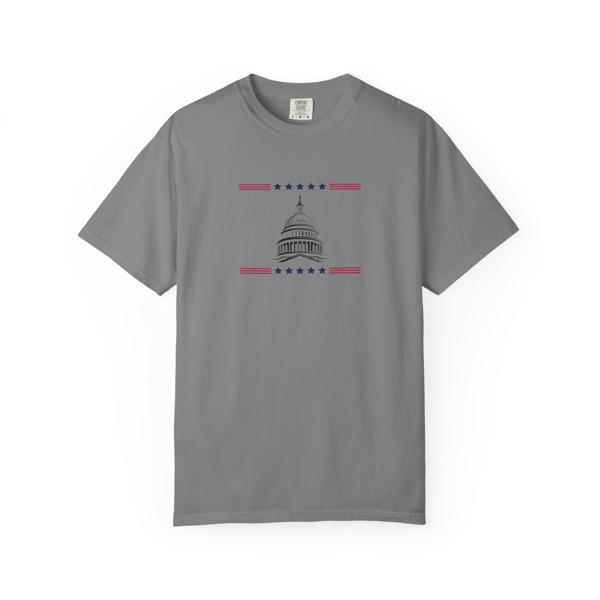 Washington Capitol Dome T-Shirt | Unisex | 100% Cotton | American Pride Spirit