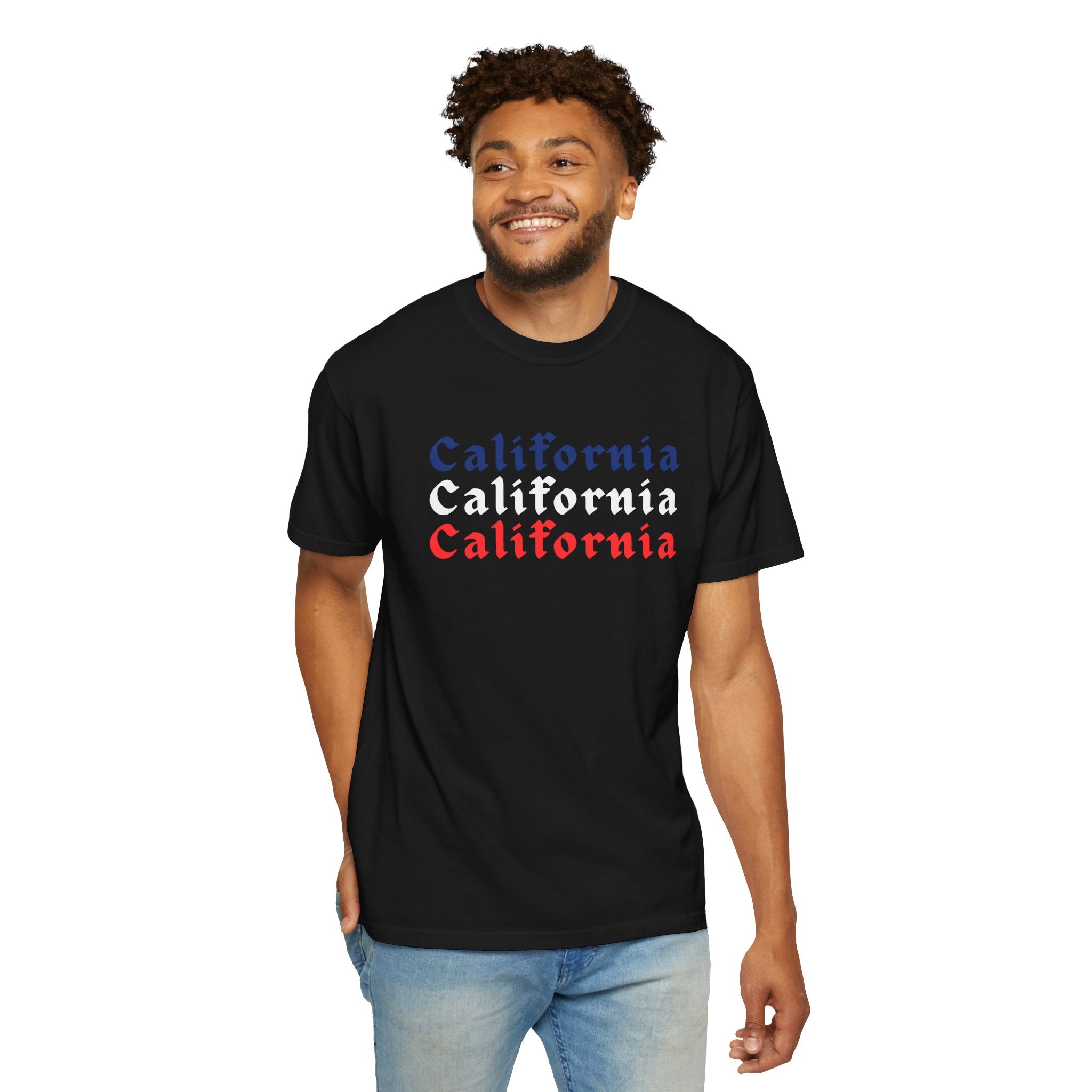 California Patriotic Colors T-Shirt | Unisex | 100% Cotton | American Pride Spirit