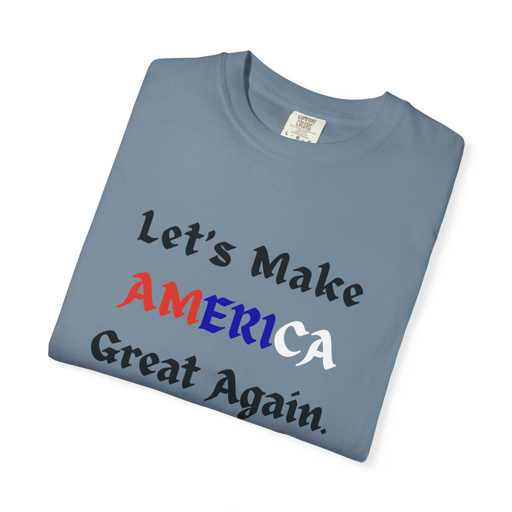 Patriotic American Flag Color T-Shirt | Unisex | 100% Cotton | American Pride Spirit