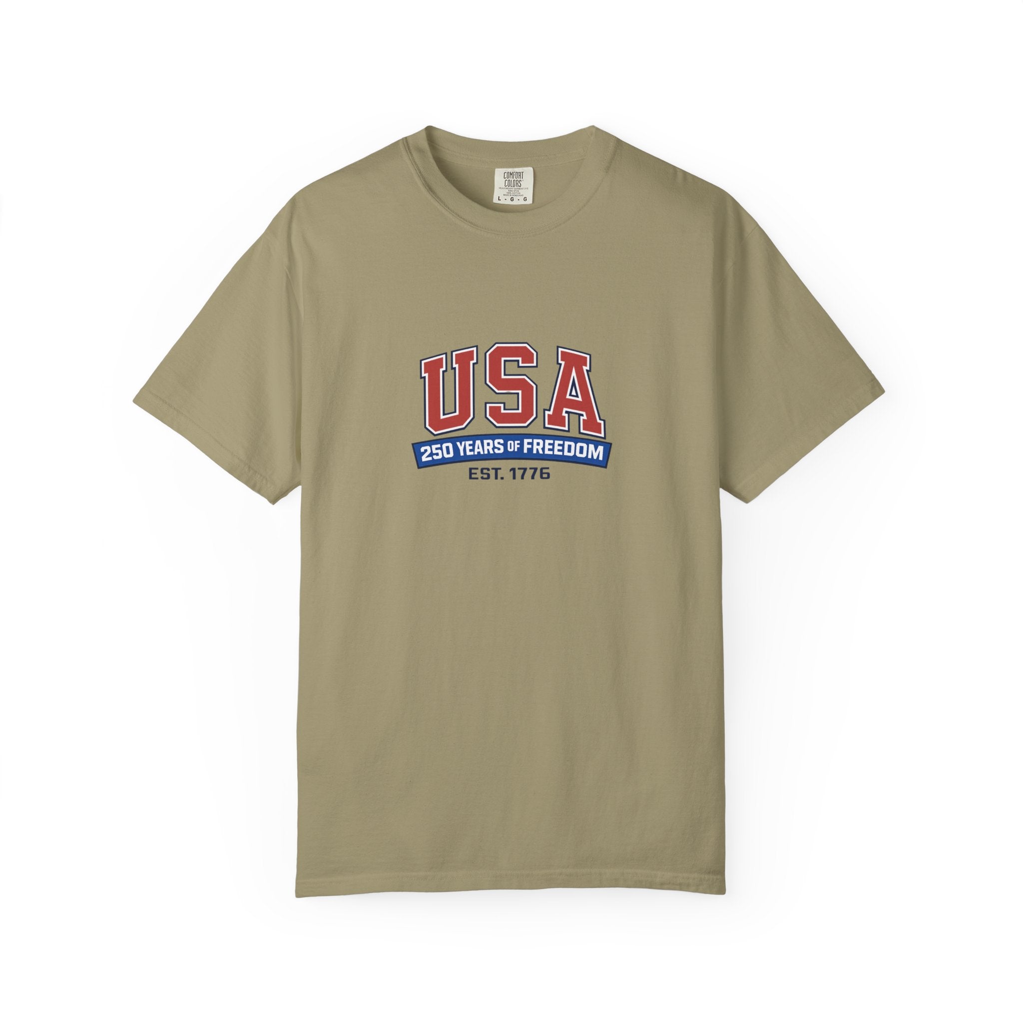 USA 250 Years of Freedom T-Shirt | Unisex | 100% Cotton | American Pride Spirit