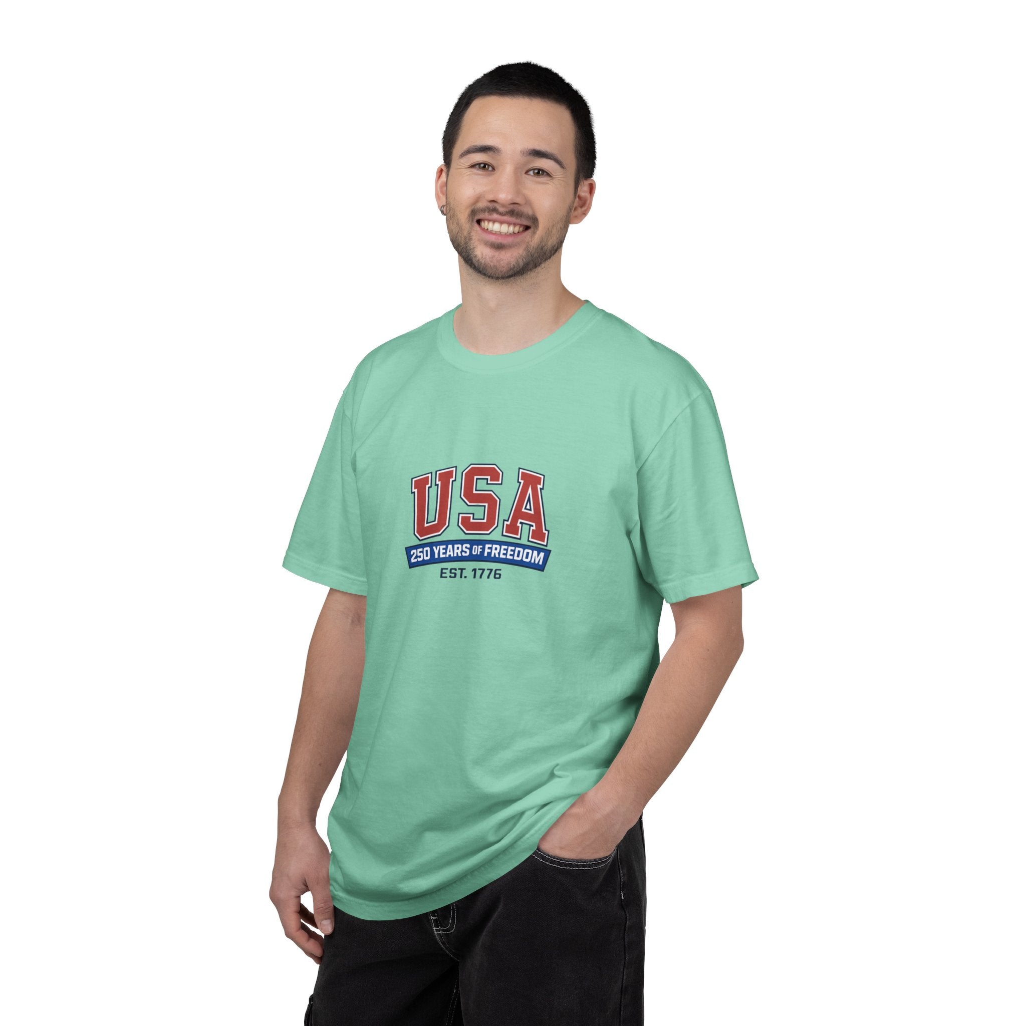 USA 250 Years of Freedom T-Shirt | Unisex | 100% Cotton | American Pride Spirit