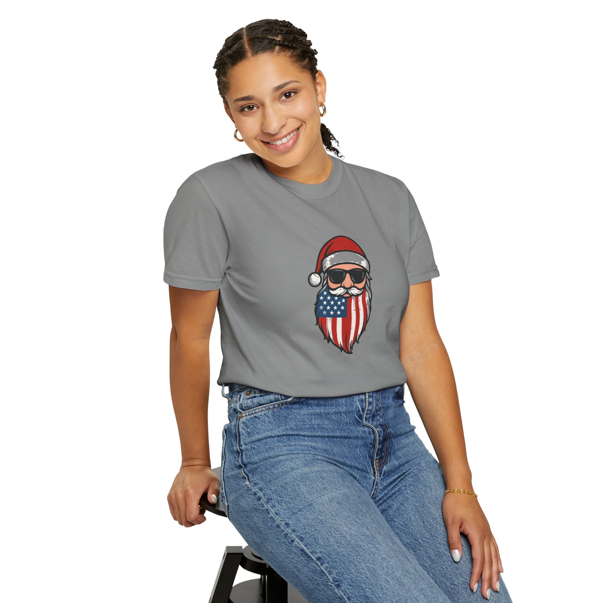 American Santa T-Shirt | Unisex | 100% Cotton | American Pride Spirit