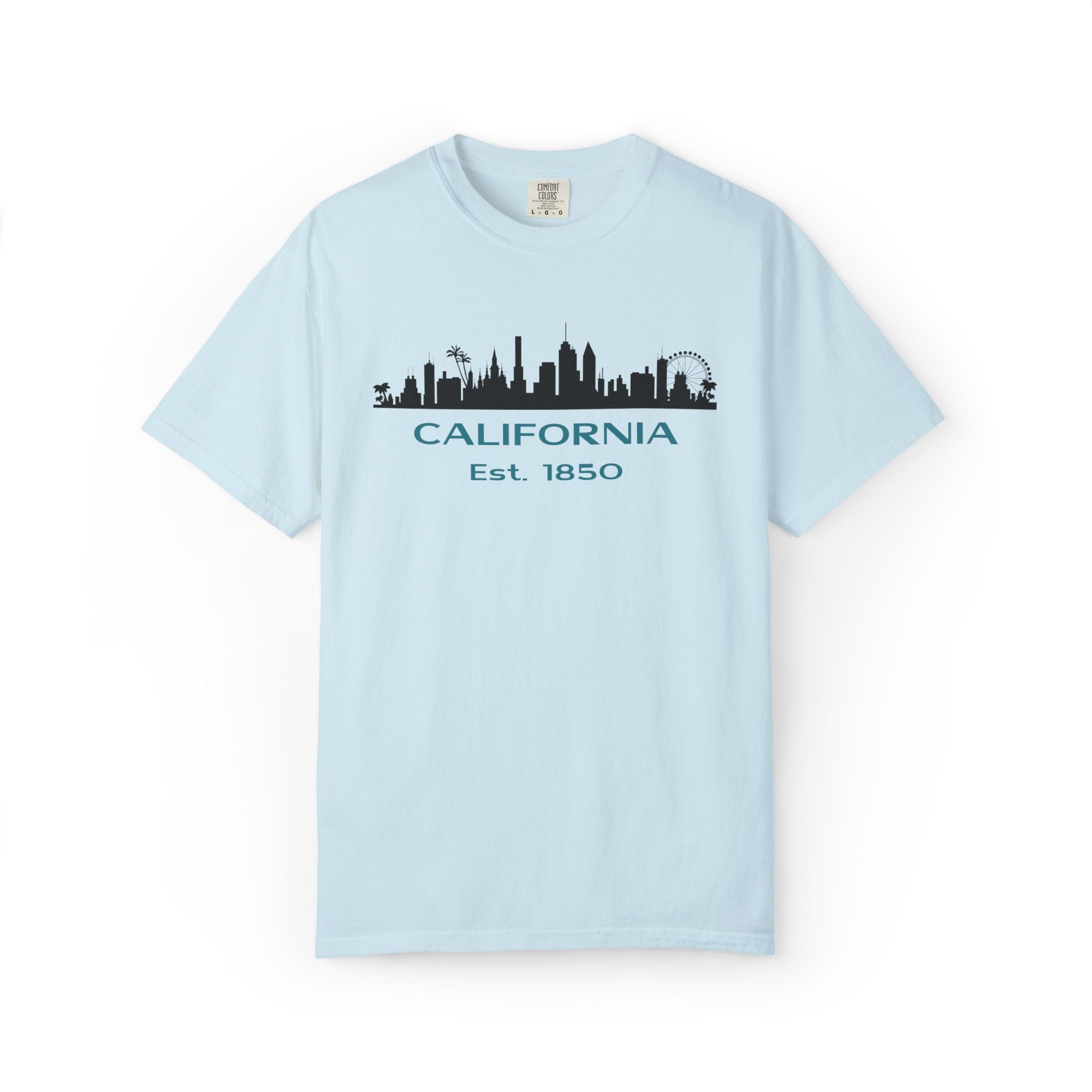 California Skyline T-shirt | Unisex | 100% Cotton | American Pride Spirit