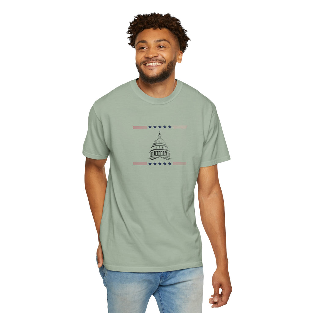 Washington Capitol Dome T-Shirt | Unisex | 100% Cotton | American Pride Spirit