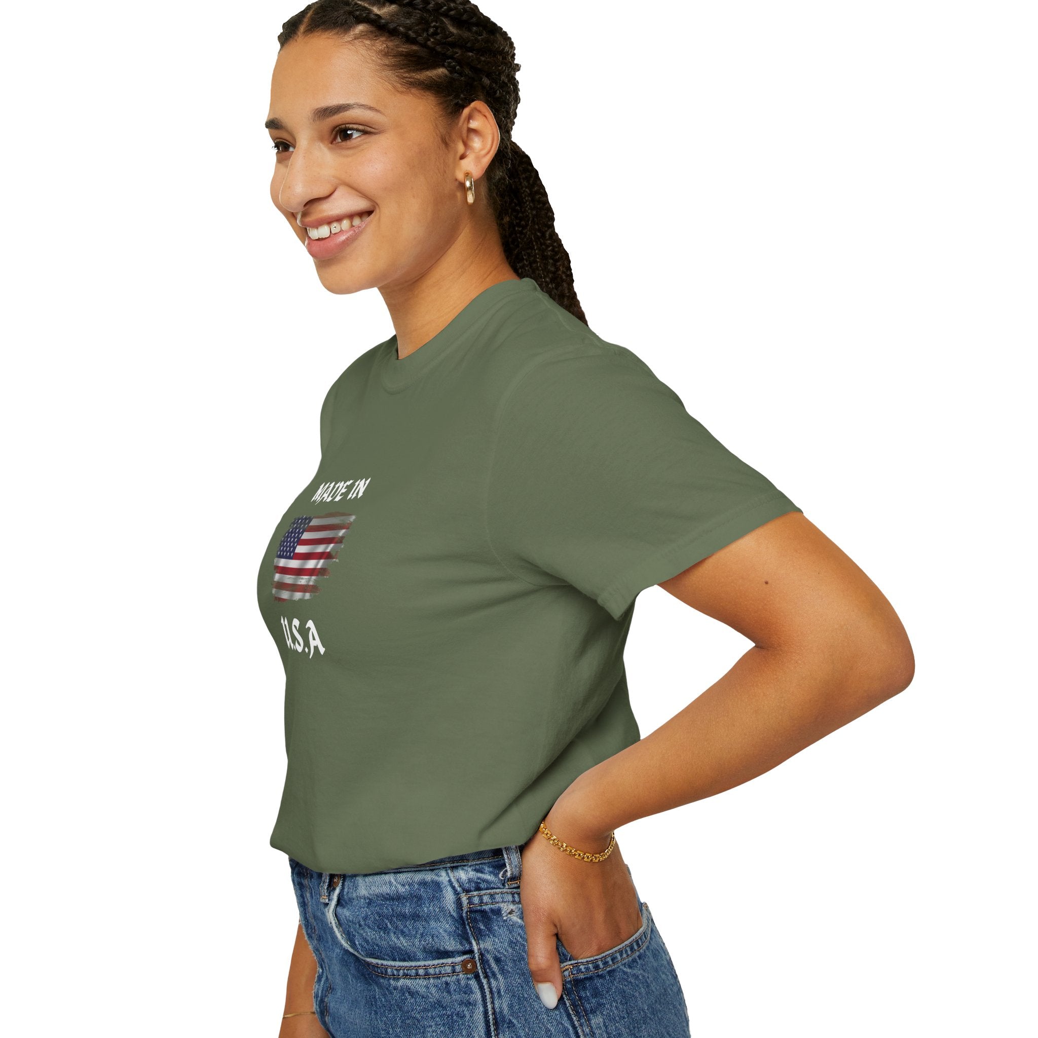 Patriotic USA Flag T-Shirt | Unisex | 100% Cotton | American Pride Spirit
