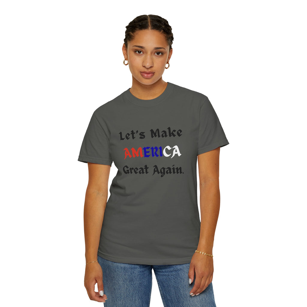 Patriotic American Flag Color T-Shirt | Unisex | 100% Cotton | American Pride Spirit
