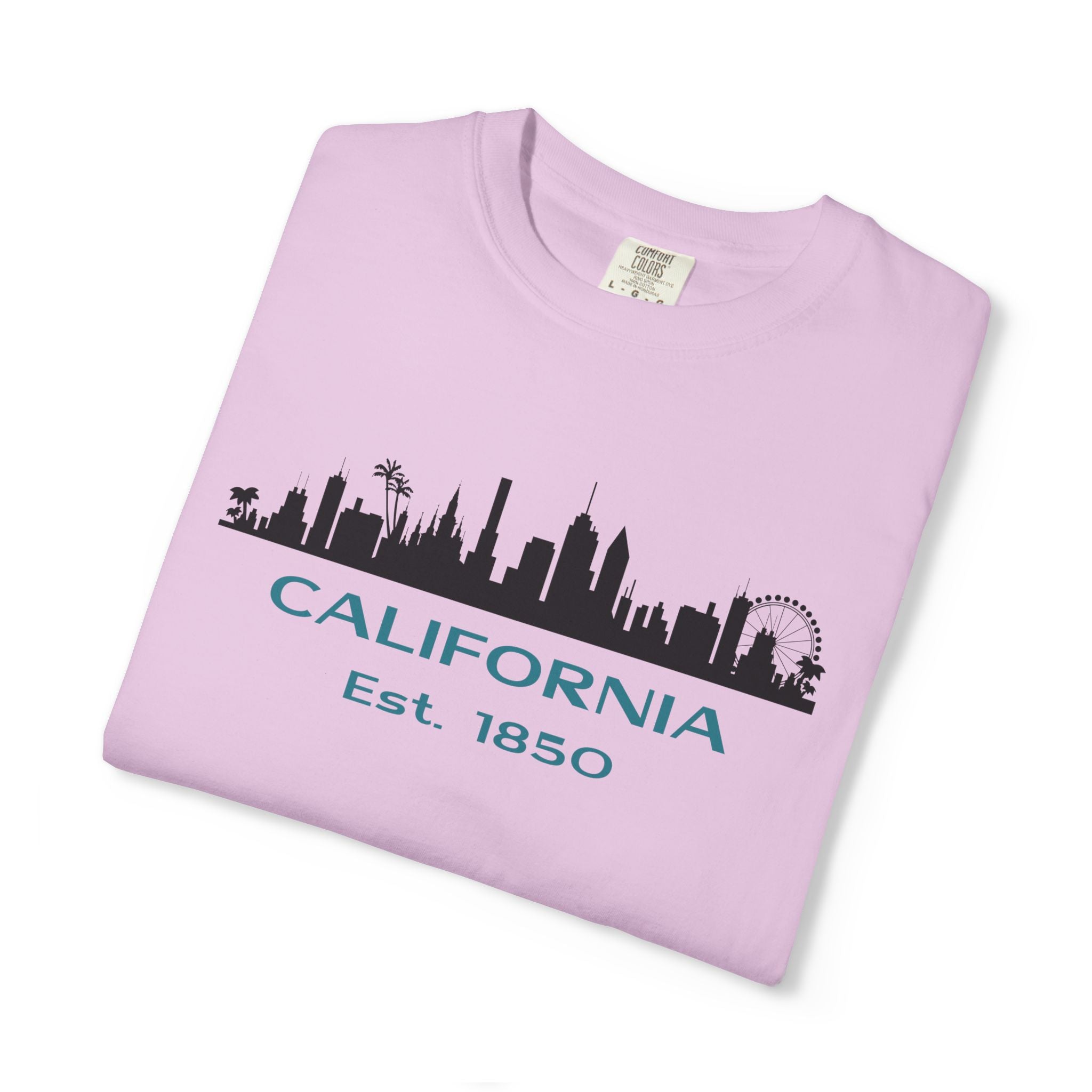 California Skyline T-shirt | Unisex | 100% Cotton | American Pride Spirit