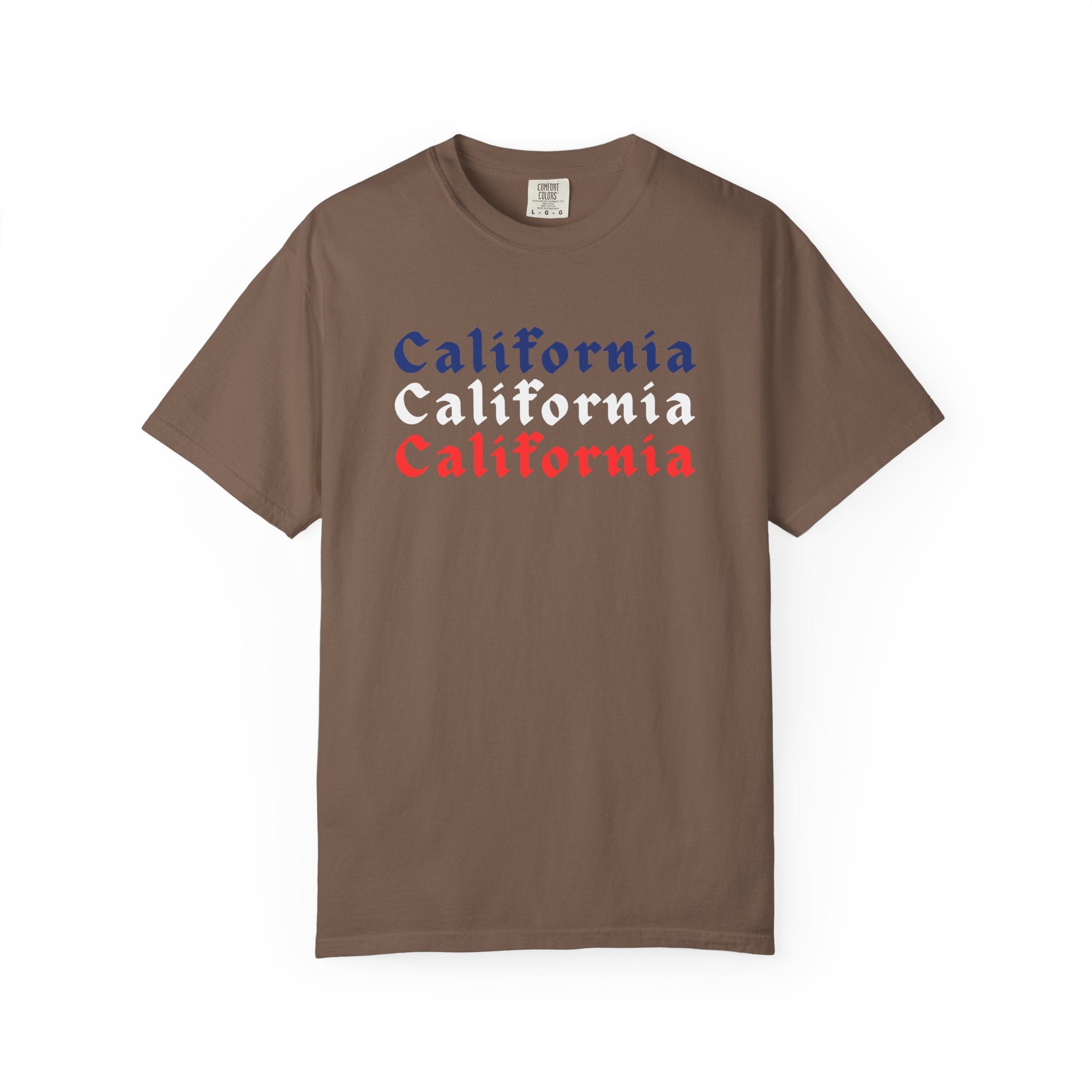 California Patriotic Colors T-Shirt | Unisex | 100% Cotton | American Pride Spirit