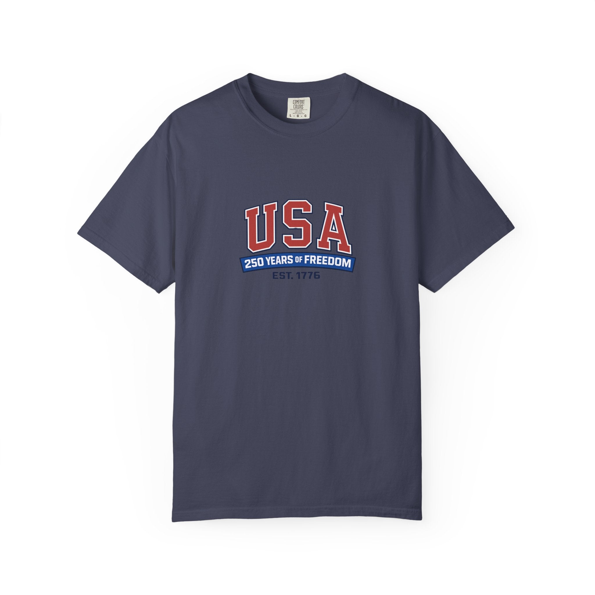 USA 250 Years of Freedom T-Shirt | Unisex | 100% Cotton | American Pride Spirit