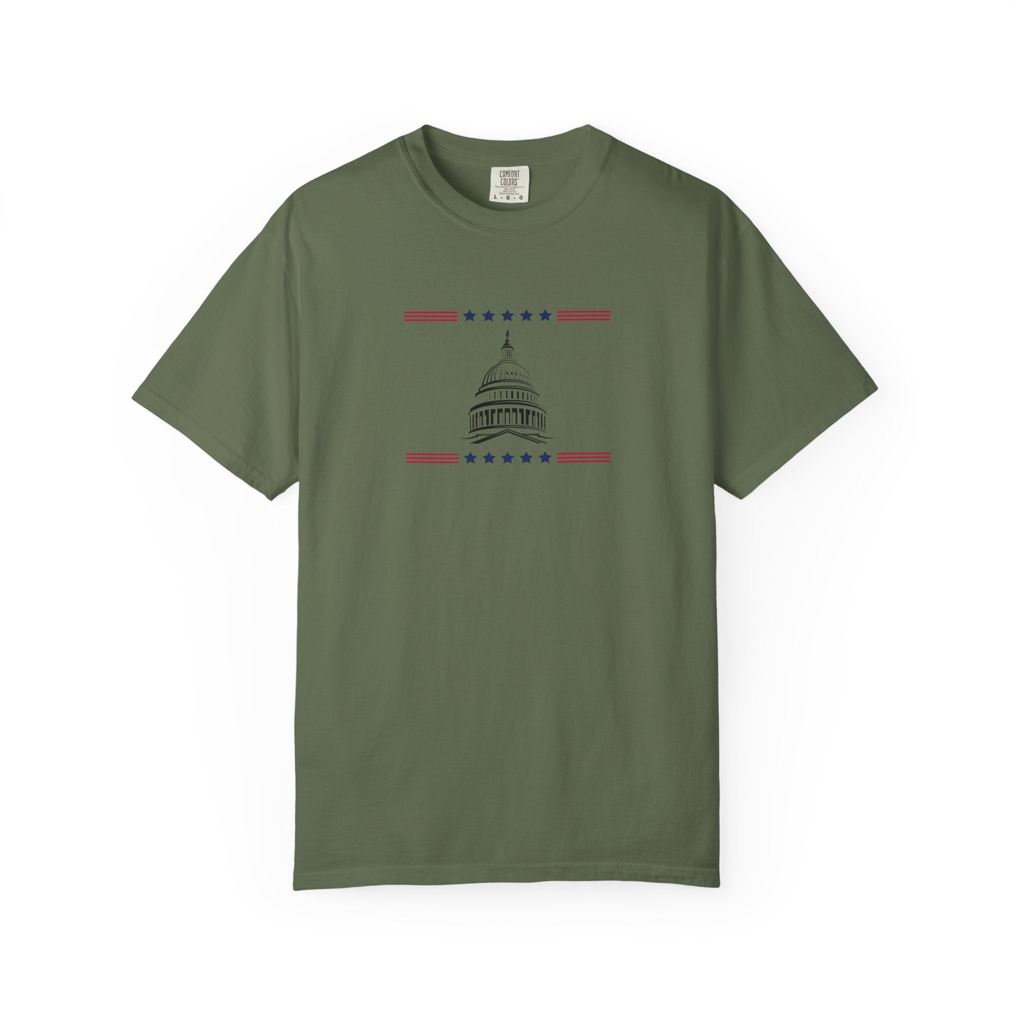 Washington Capitol Dome T-Shirt | Unisex | 100% Cotton | American Pride Spirit