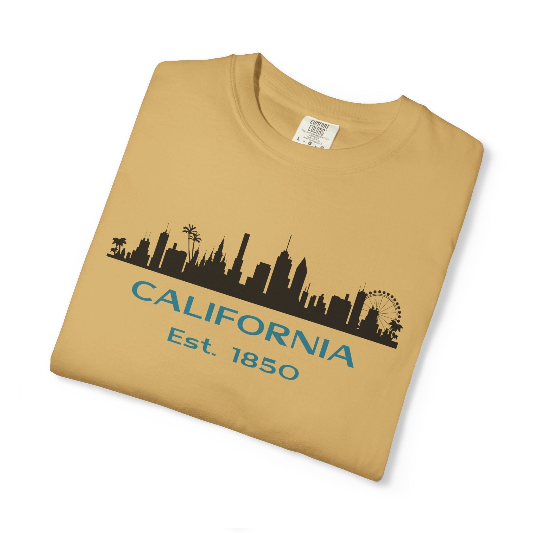 California Skyline T-shirt | Unisex | 100% Cotton | American Pride Spirit