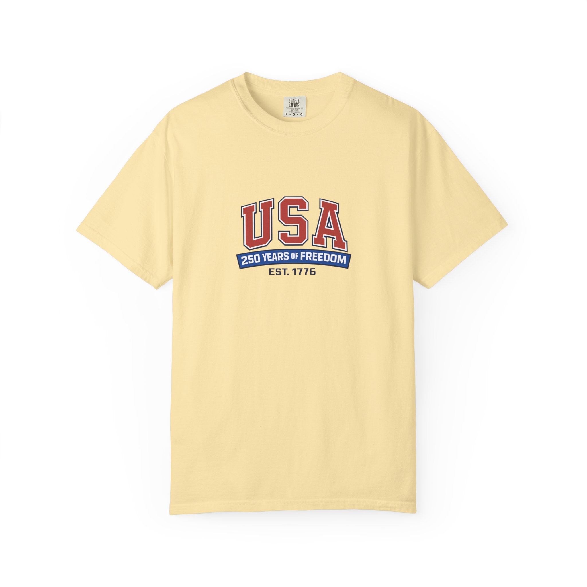 USA 250 Years of Freedom T-Shirt | Unisex | 100% Cotton | American Pride Spirit