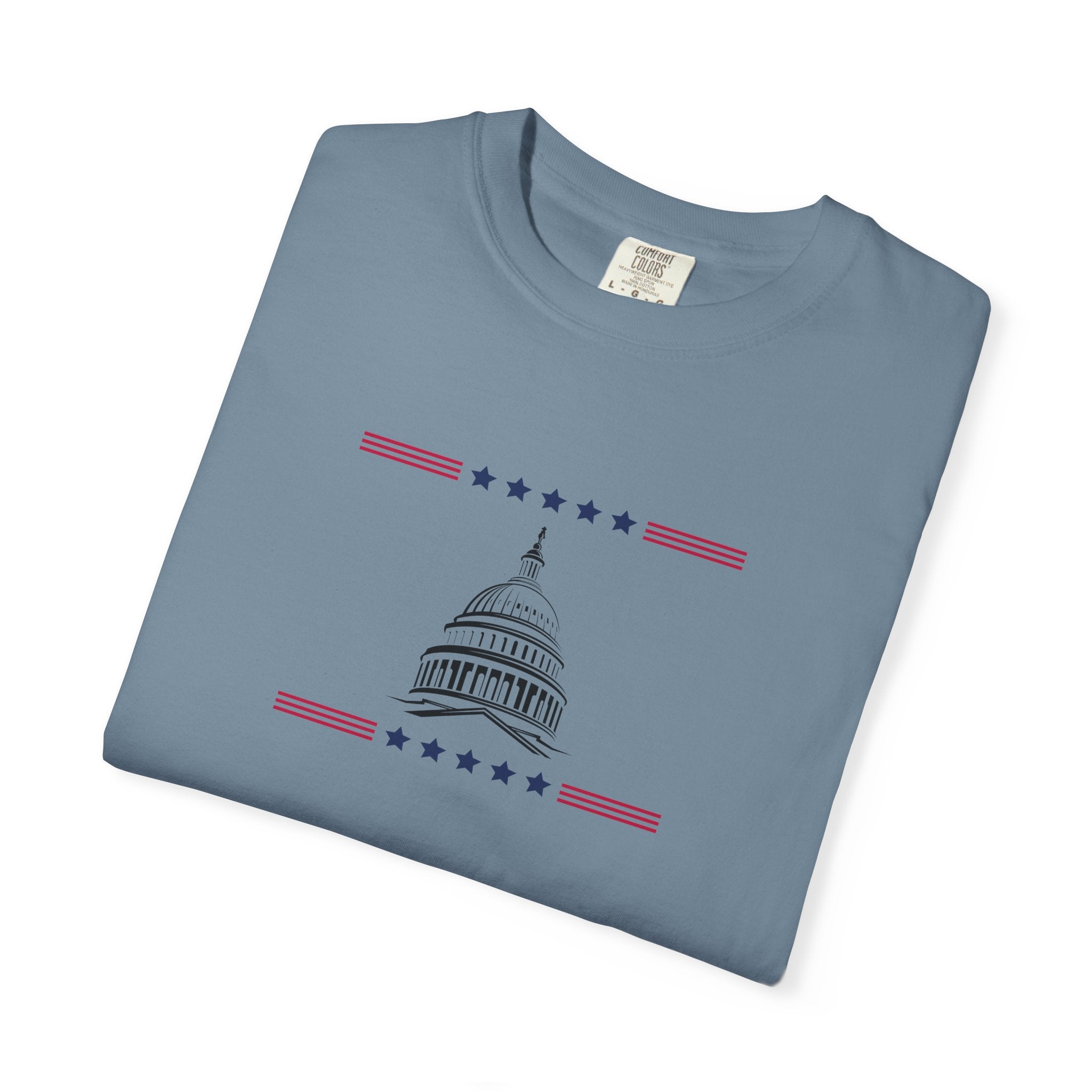 Washington Capitol Dome T-Shirt | Unisex | 100% Cotton | American Pride Spirit
