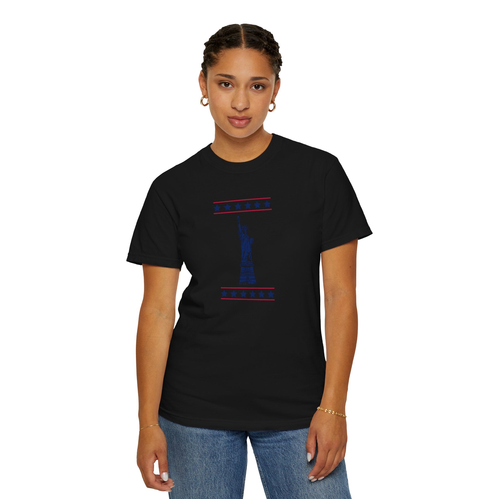 Patriotic Statue of Liberty T-shirt | Unisex | 100% Cotton | American Pride Spirit