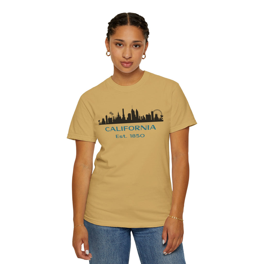 California Skyline T-shirt | Unisex | 100% Cotton | American Pride Spirit