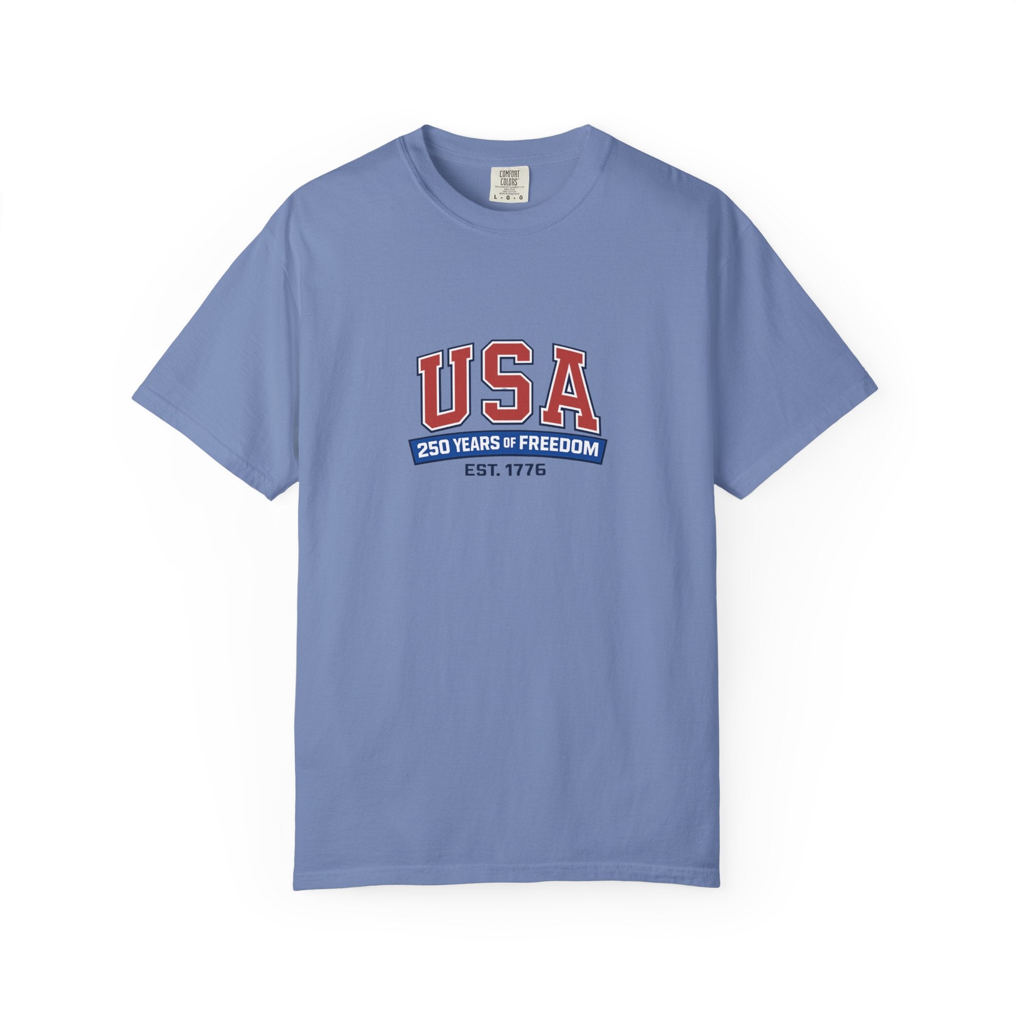 USA 250 Years of Freedom T-Shirt | Unisex | 100% Cotton | American Pride Spirit