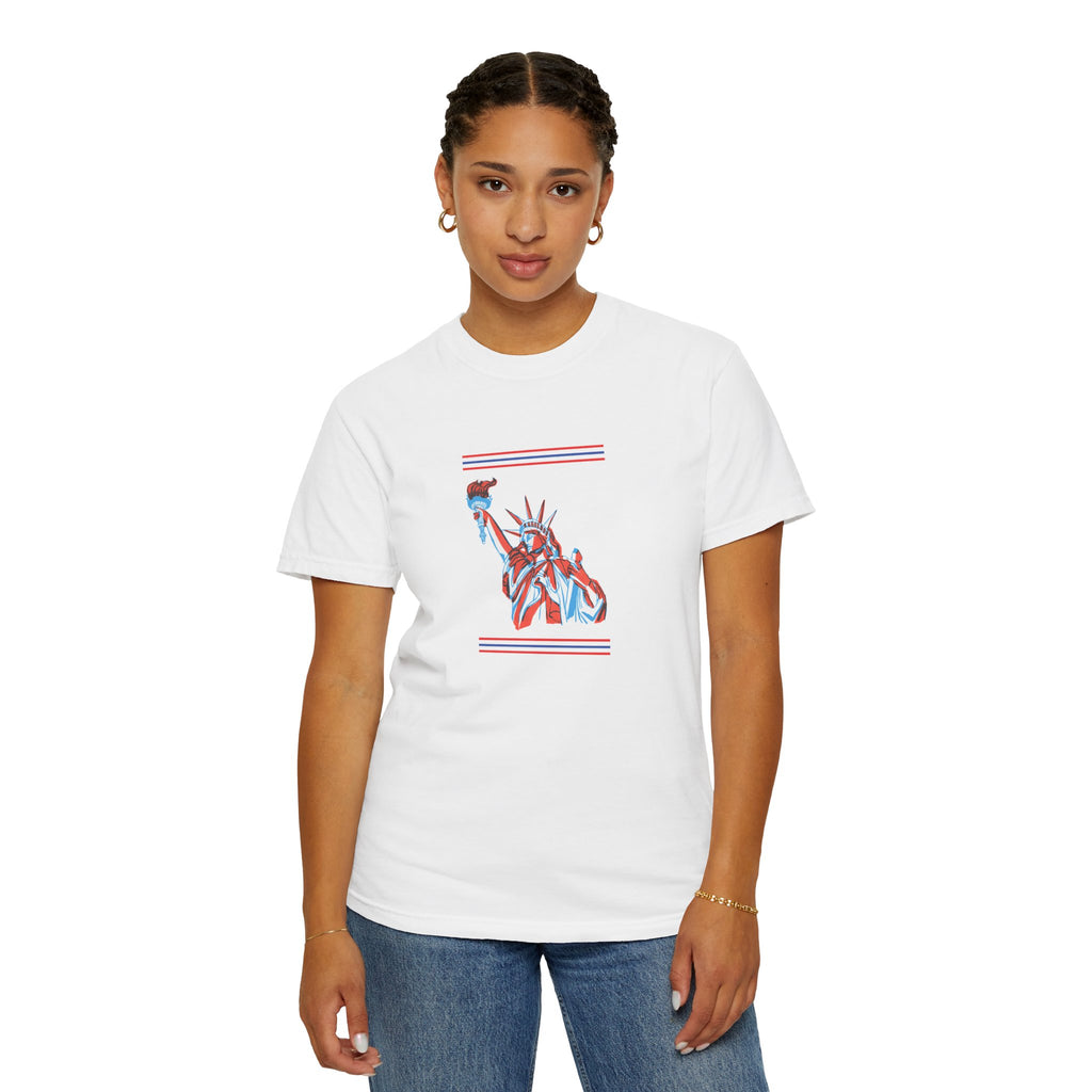 Patriotic Stars & Liberty Tee | Unisex | 100% Cotton | American Pride Spirit
