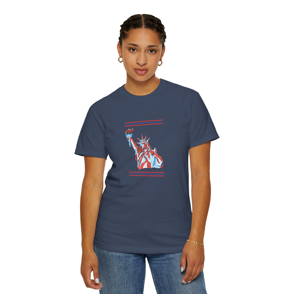 Patriotic Stars & Liberty Tee | Unisex | 100% Cotton | American Pride Spirit