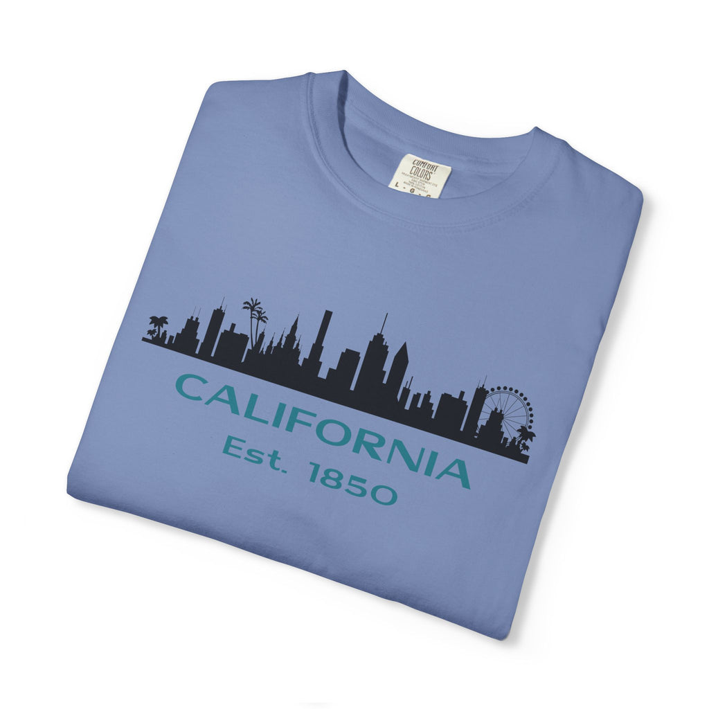California Skyline T-shirt | Unisex | 100% Cotton | American Pride Spirit