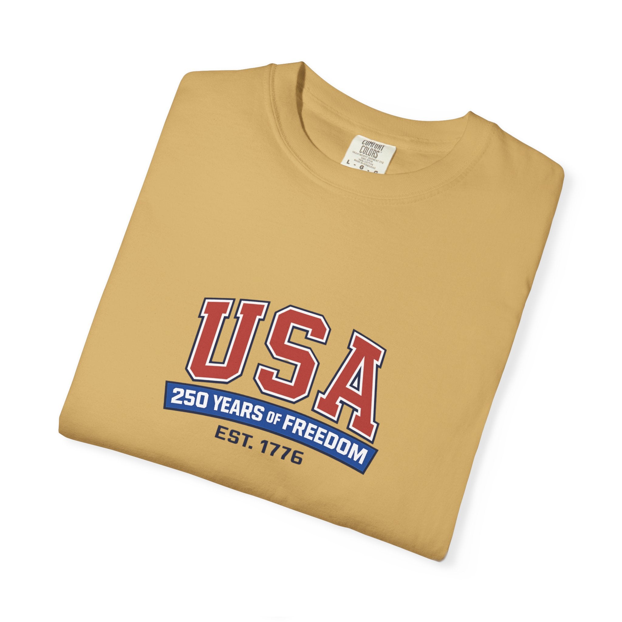 USA 250 Years of Freedom T-Shirt | Unisex | 100% Cotton | American Pride Spirit