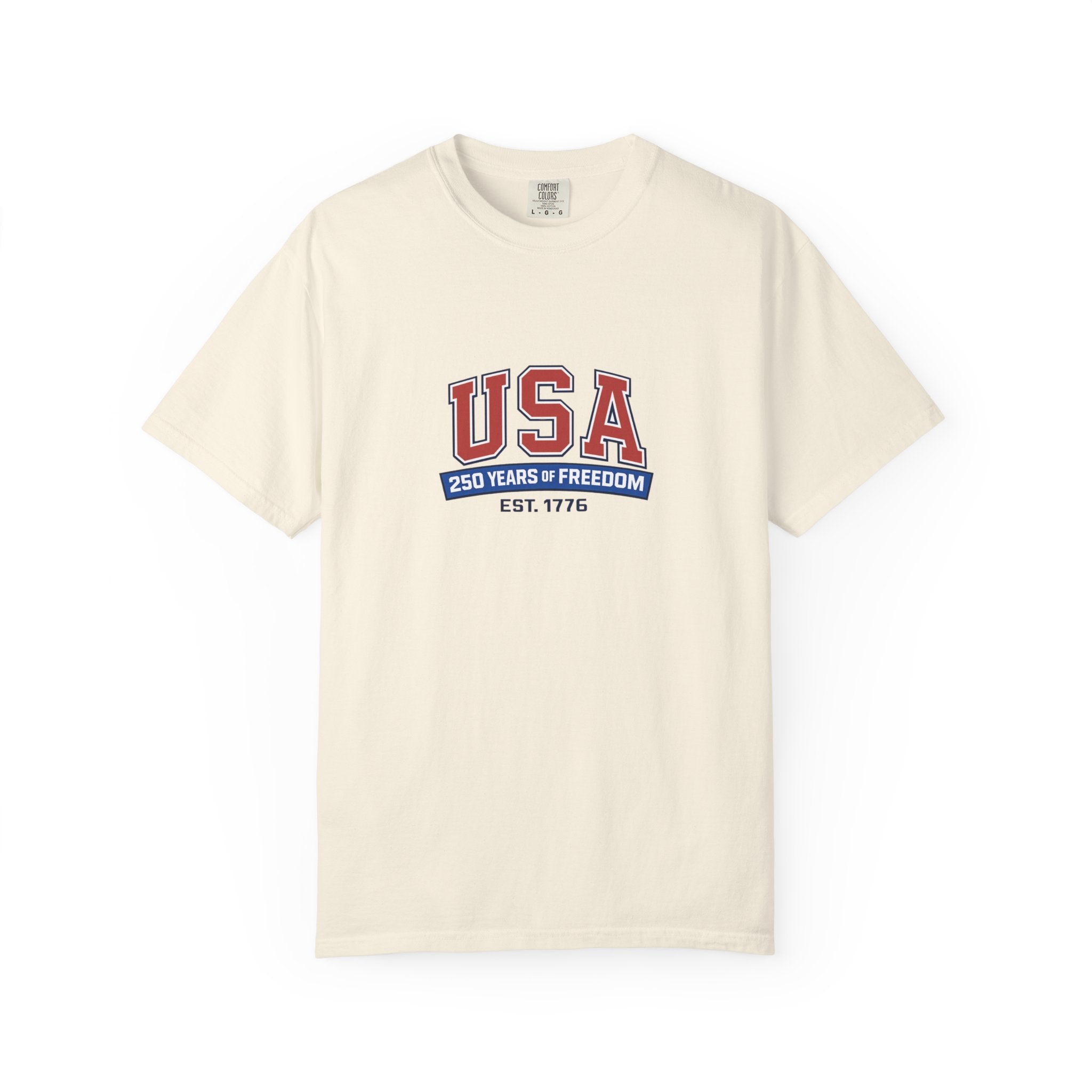 USA 250 Years of Freedom T-Shirt | Unisex | 100% Cotton | American Pride Spirit