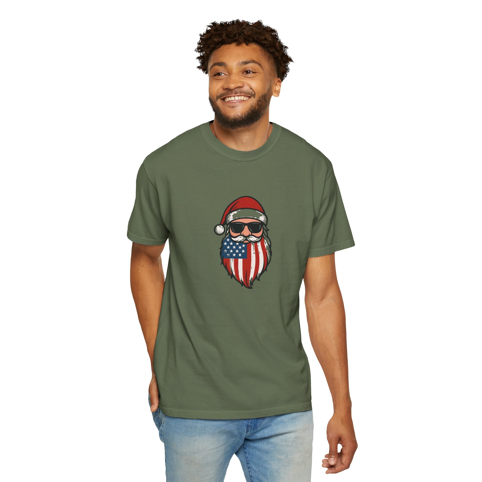 American Santa T-Shirt | Unisex | 100% Cotton | American Pride Spirit