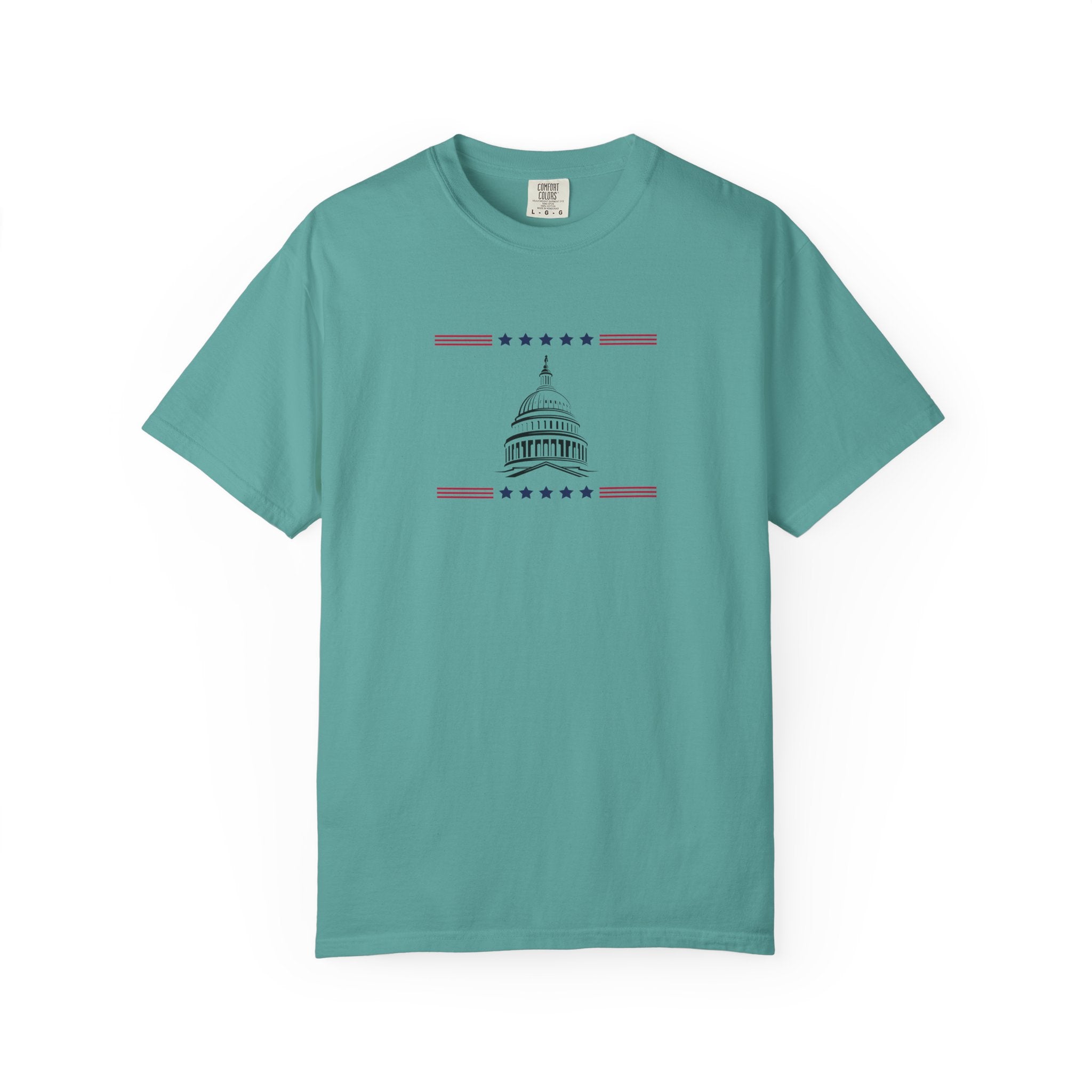 Washington Capitol Dome T-Shirt | Unisex | 100% Cotton | American Pride Spirit