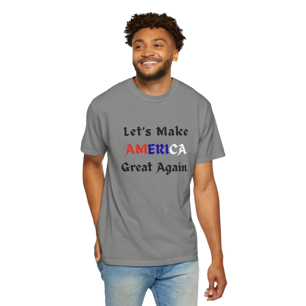 Patriotic American Flag Color T-Shirt | Unisex | 100% Cotton | American Pride Spirit