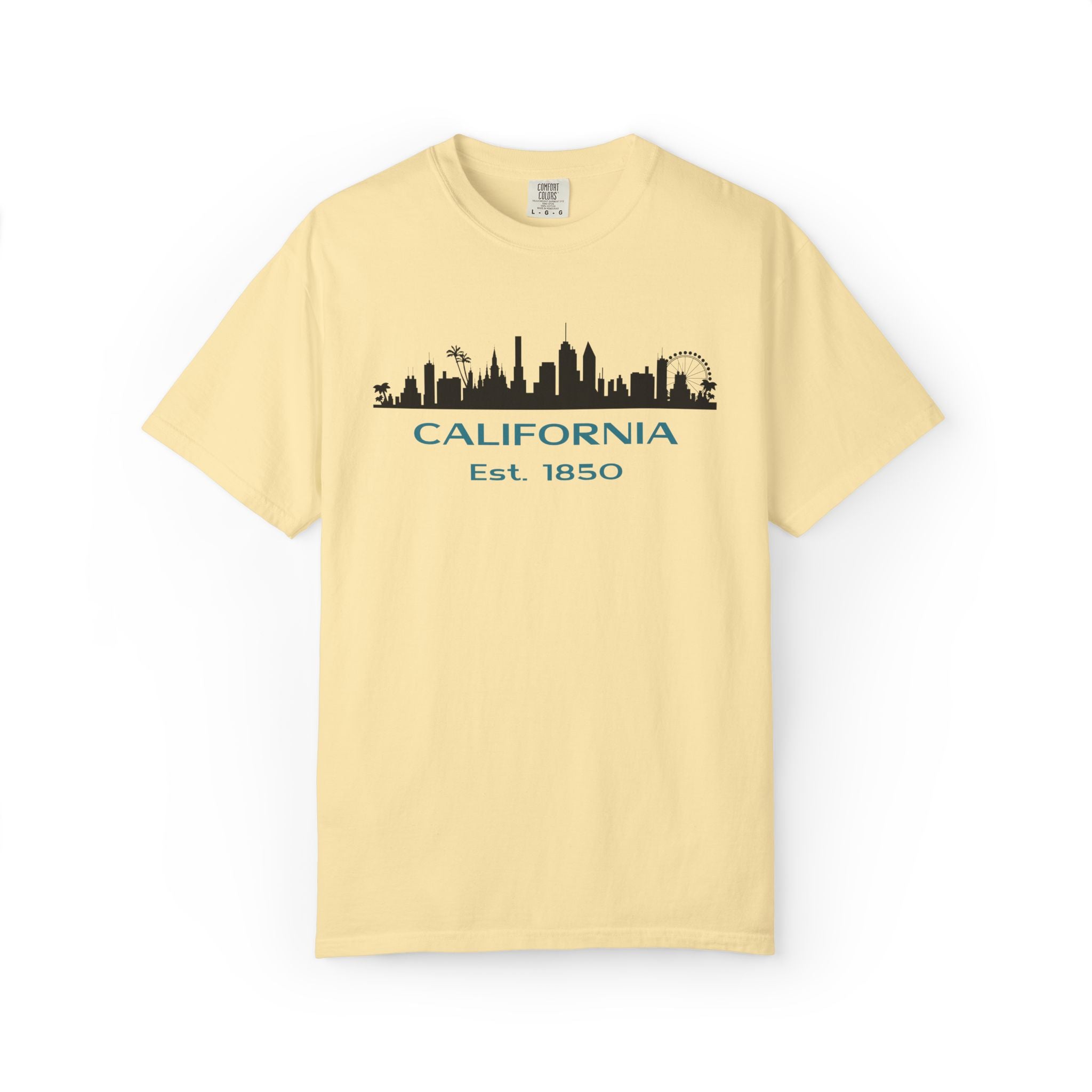 California Skyline T-shirt | Unisex | 100% Cotton | American Pride Spirit