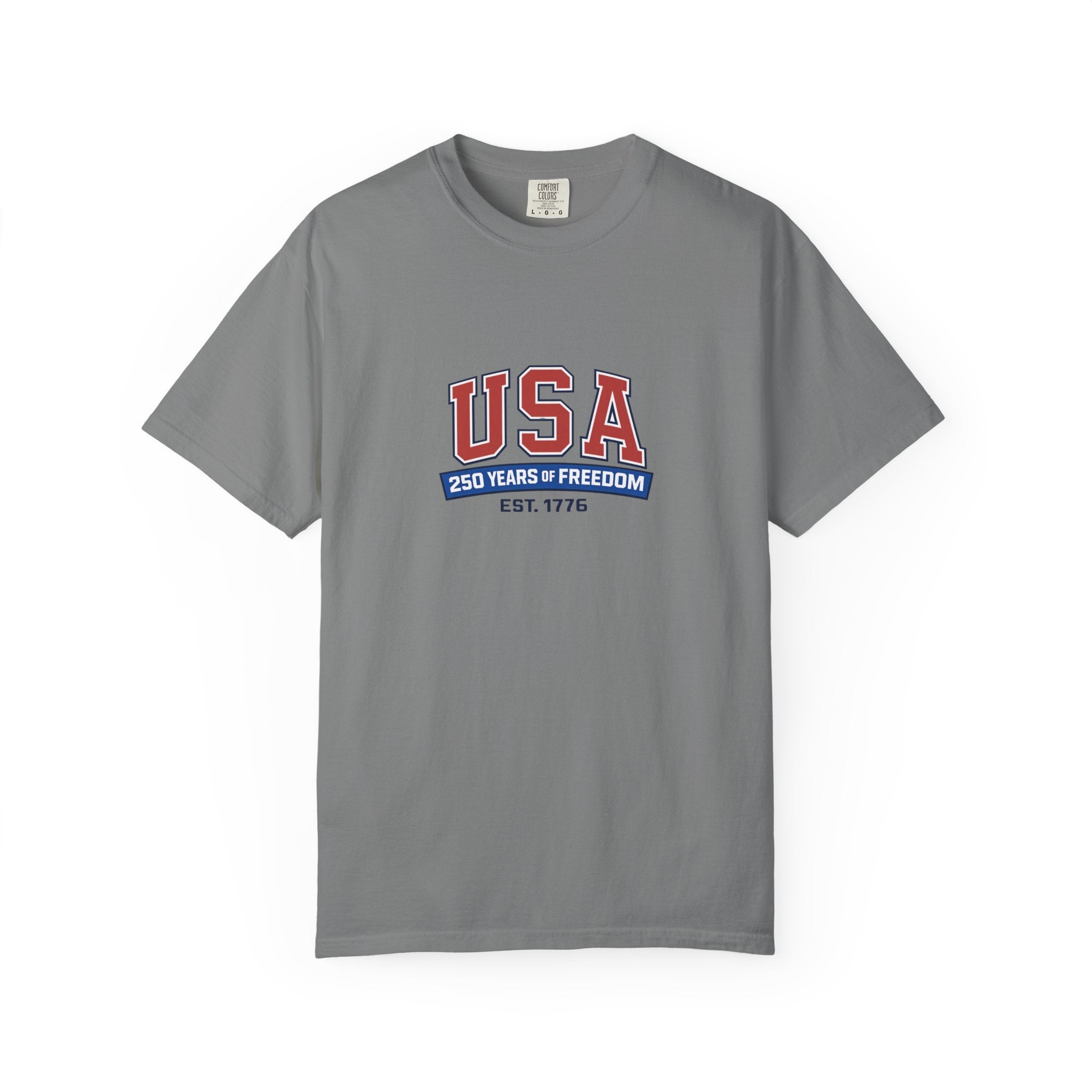 USA 250 Years of Freedom T-Shirt | Unisex | 100% Cotton | American Pride Spirit