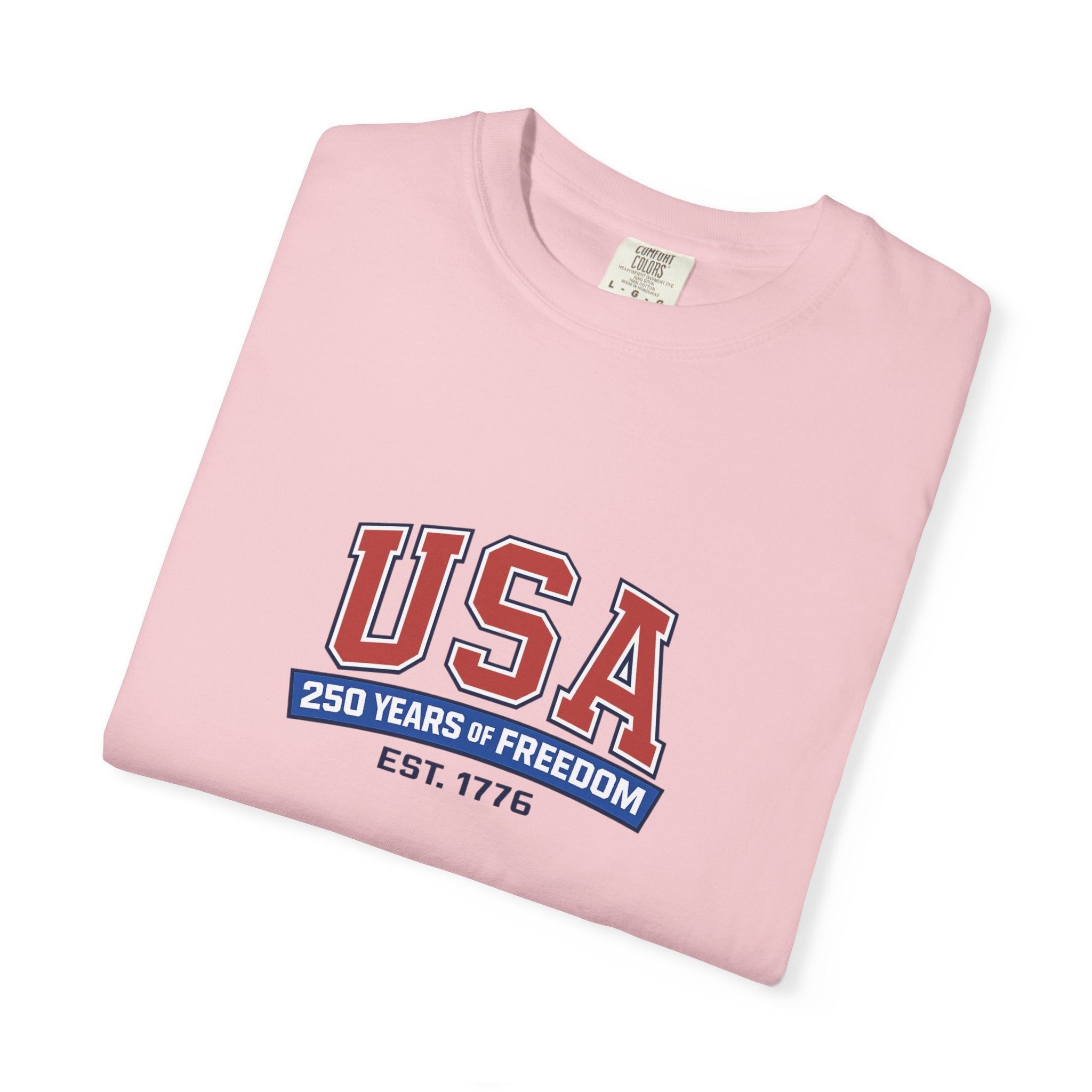 USA 250 Years of Freedom T-Shirt | Unisex | 100% Cotton | American Pride Spirit
