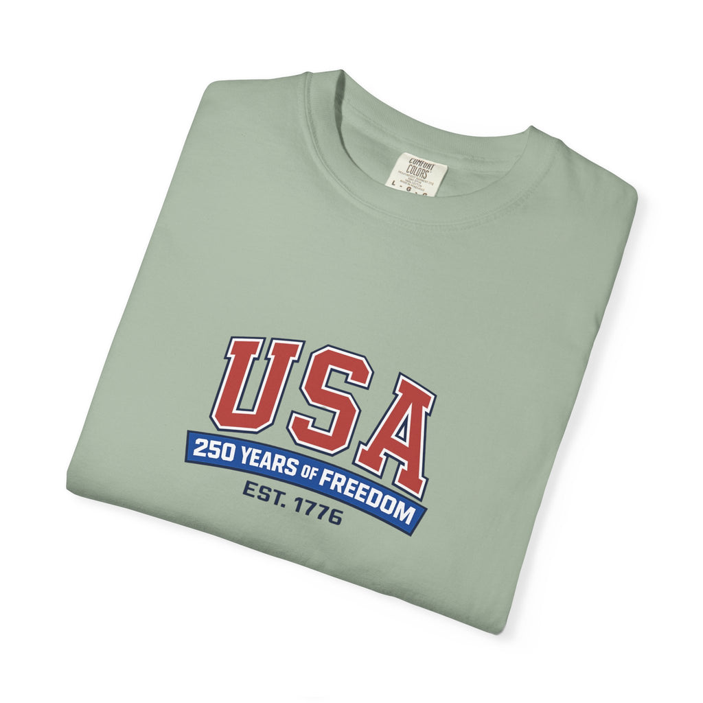 USA 250 Years of Freedom T-Shirt | Unisex | 100% Cotton | American Pride Spirit