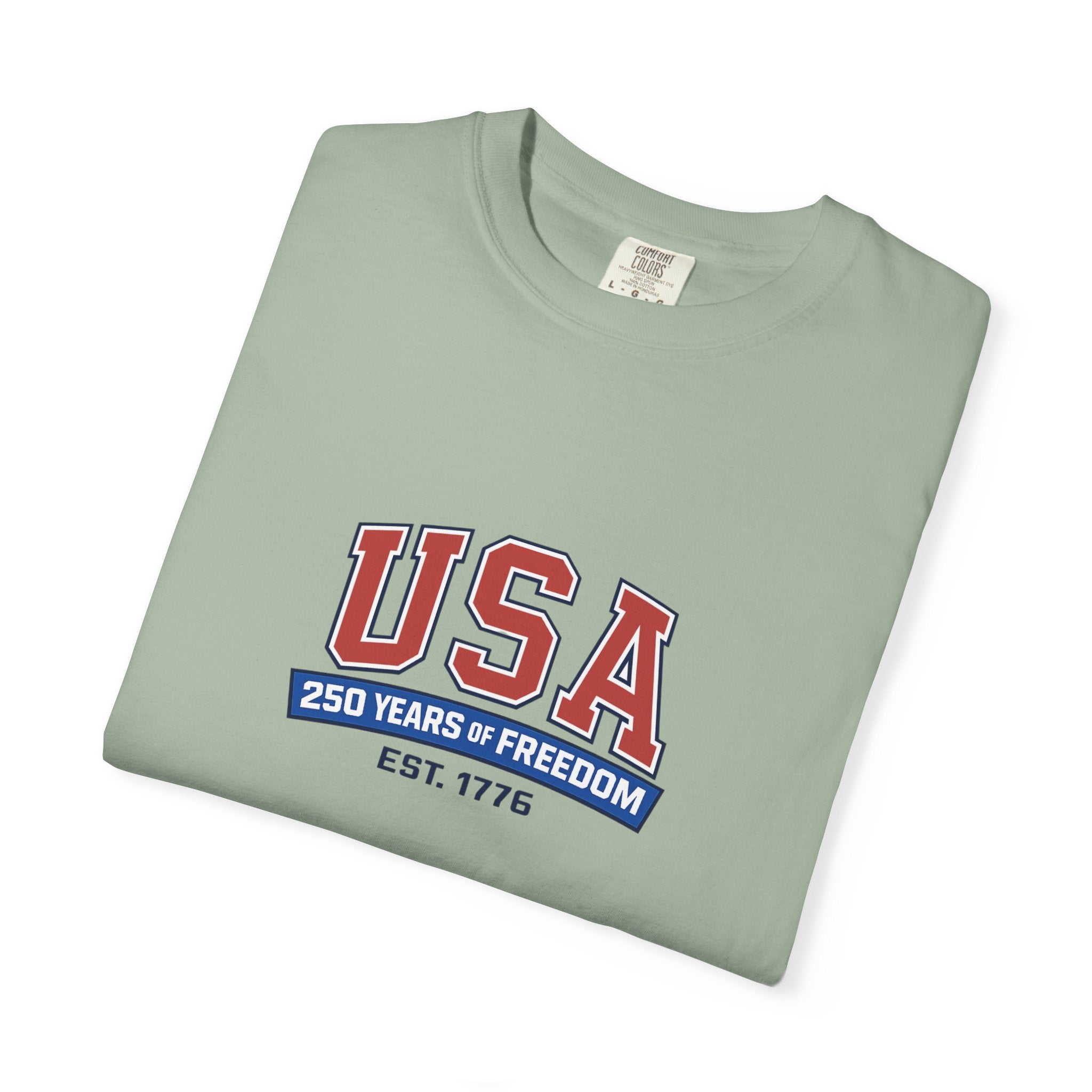 USA 250 Years of Freedom T-Shirt | Unisex | 100% Cotton | American Pride Spirit
