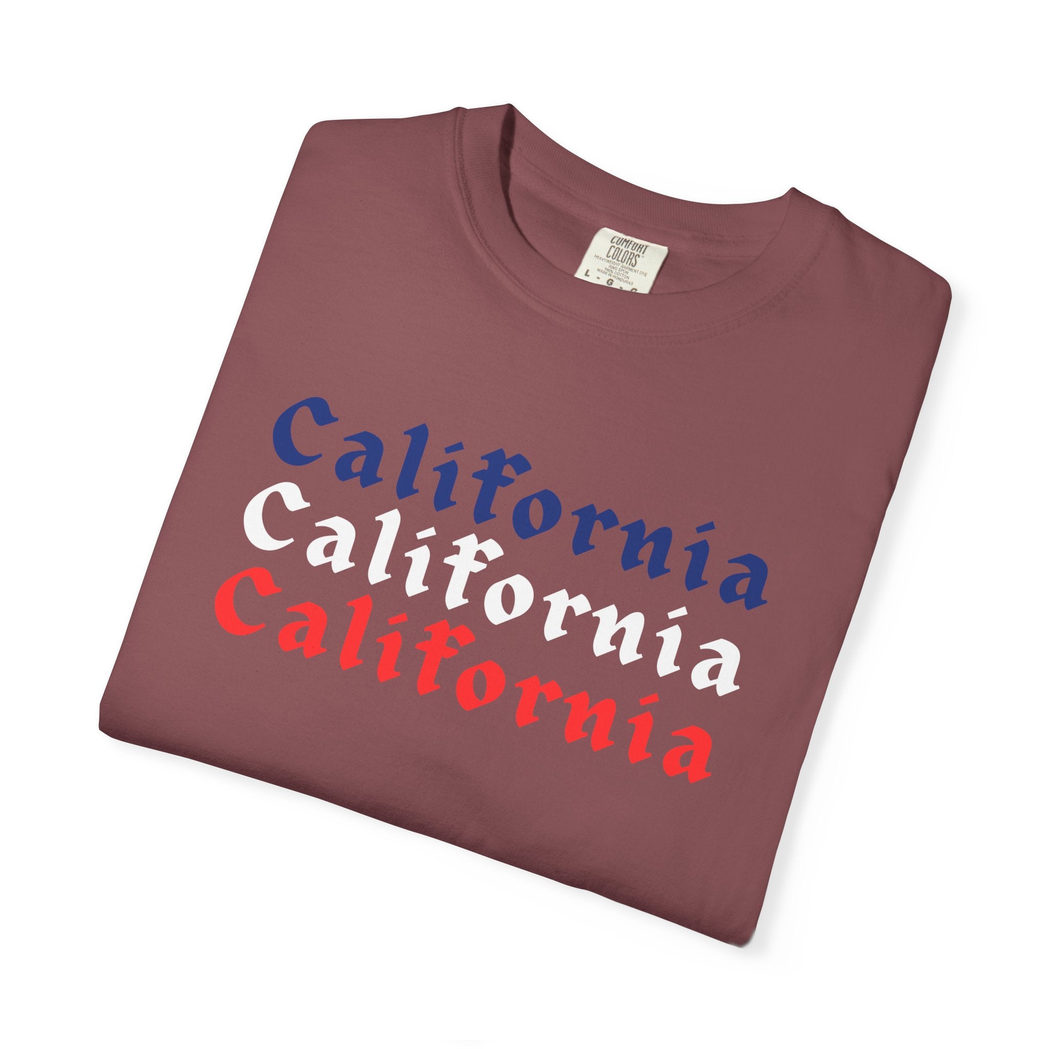 California Patriotic Colors T-Shirt | Unisex | 100% Cotton | American Pride Spirit