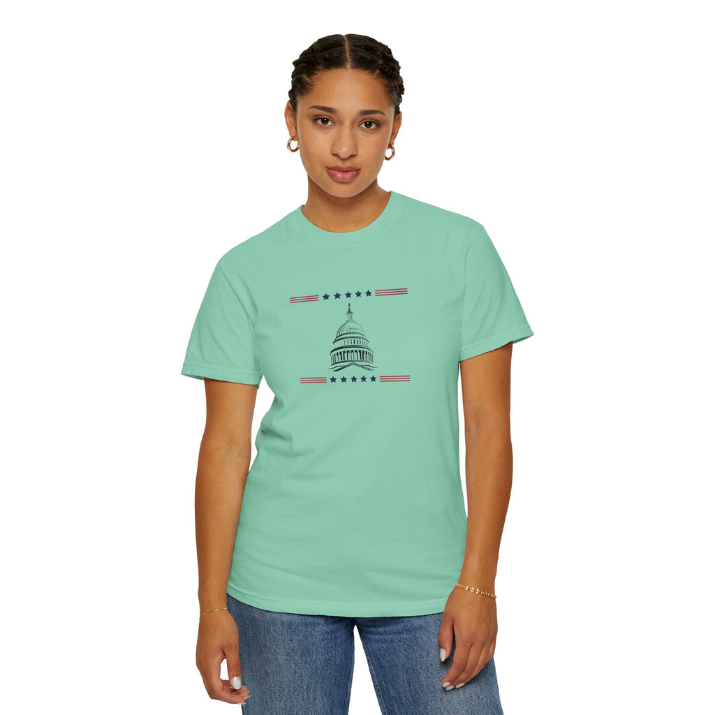 Washington Capitol Dome T-Shirt | Unisex | 100% Cotton | American Pride Spirit