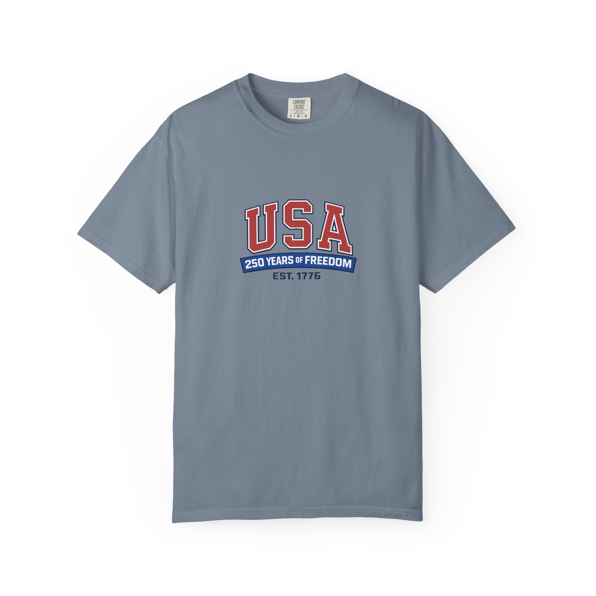 USA 250 Years of Freedom T-Shirt | Unisex | 100% Cotton | American Pride Spirit