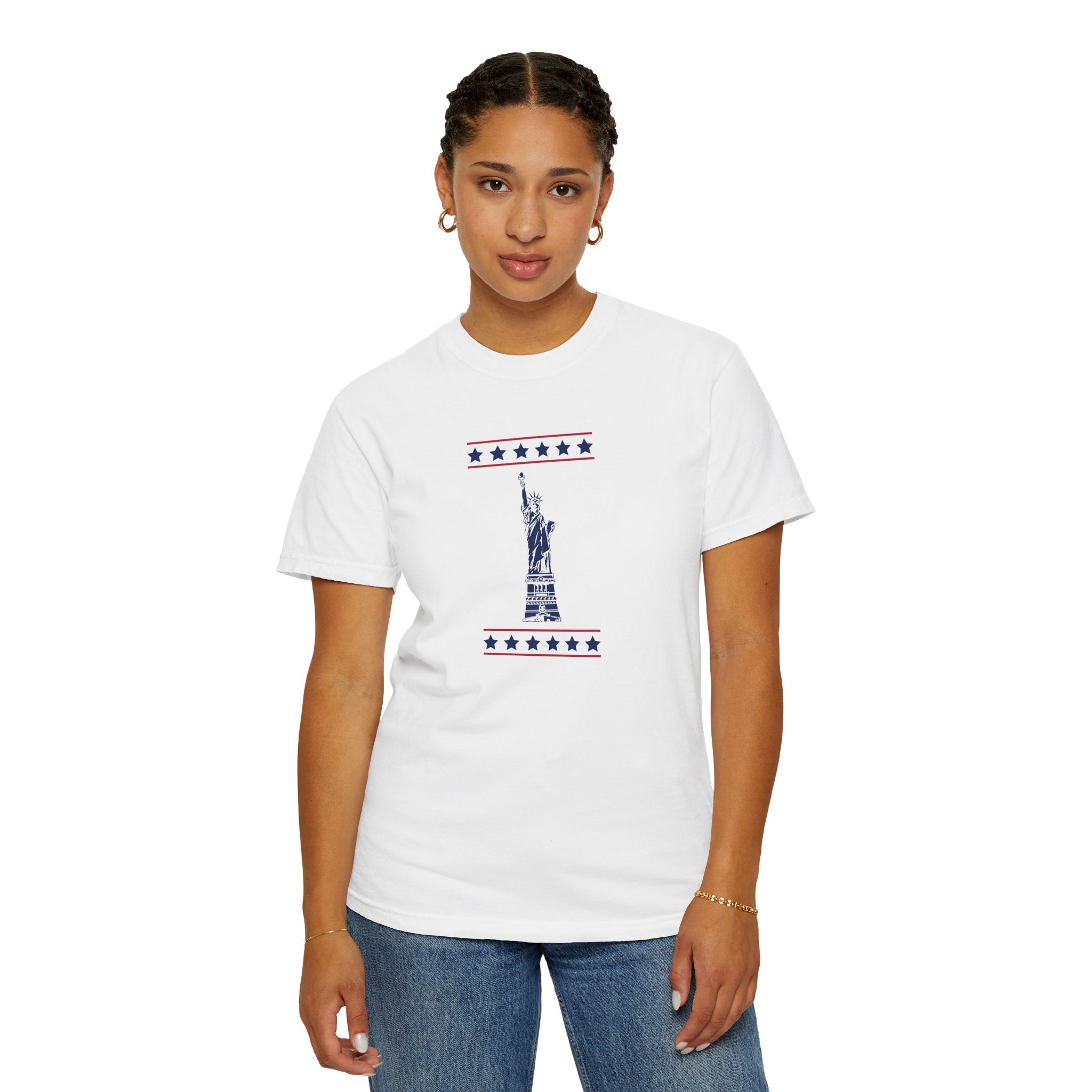 Patriotic Statue of Liberty T-shirt | Unisex | 100% Cotton | American Pride Spirit