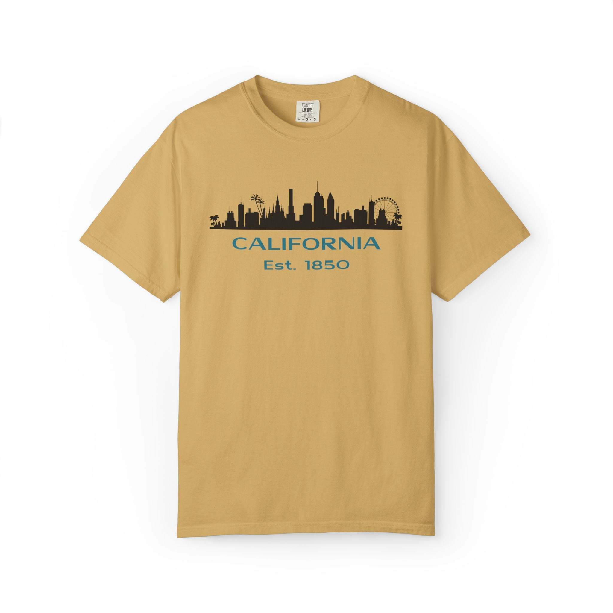 California Skyline T-shirt | Unisex | 100% Cotton | American Pride Spirit