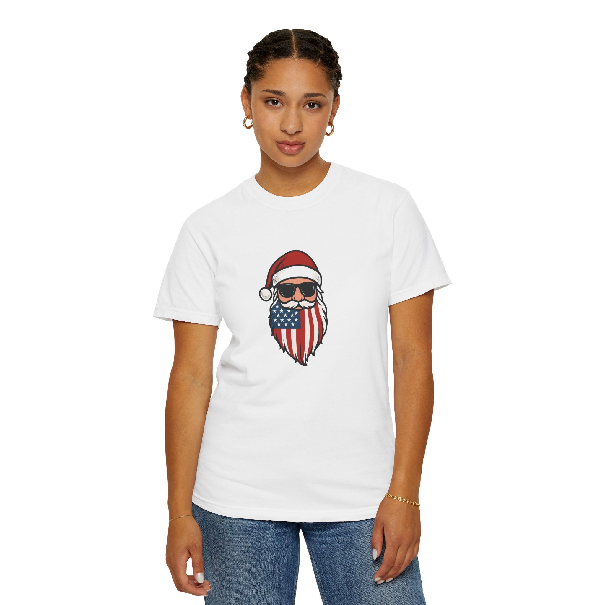 American Santa T-Shirt | Unisex | 100% Cotton | American Pride Spirit
