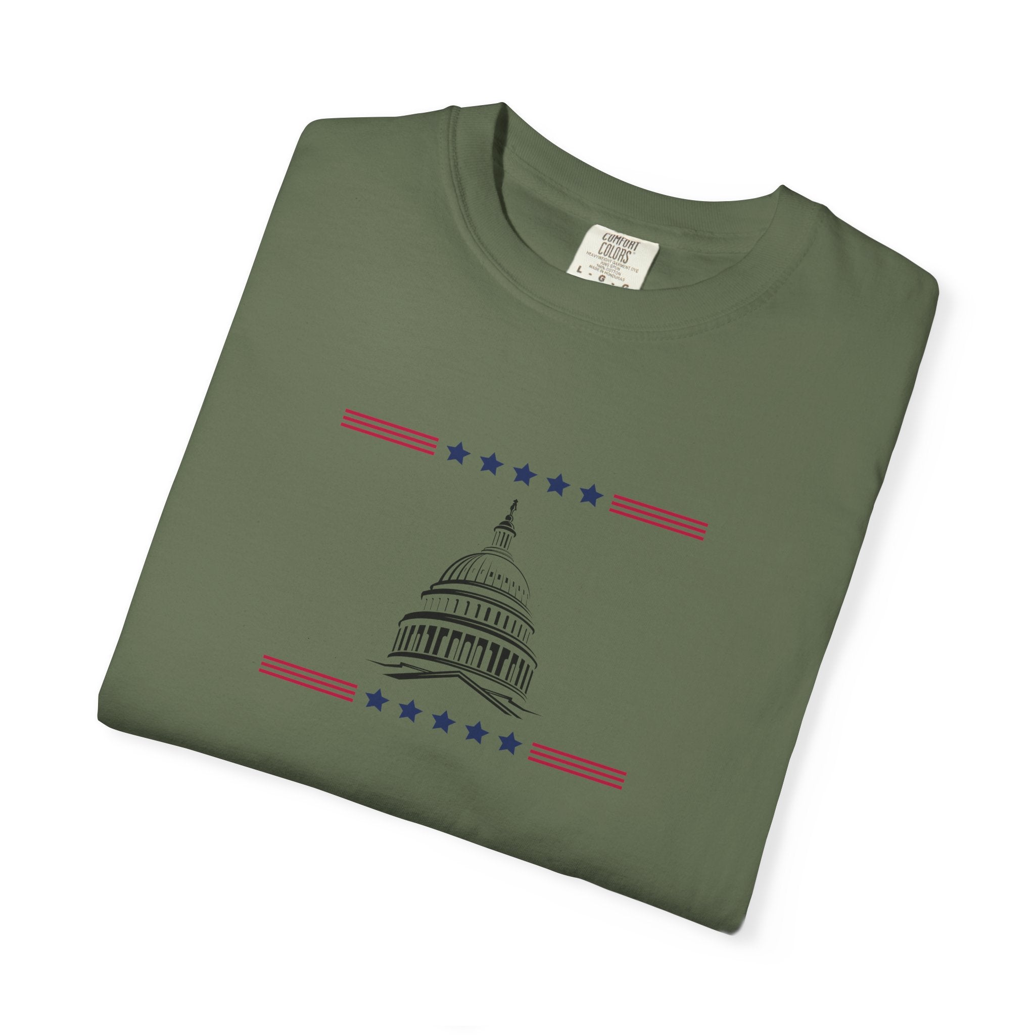 Washington Capitol Dome T-Shirt | Unisex | 100% Cotton | American Pride Spirit