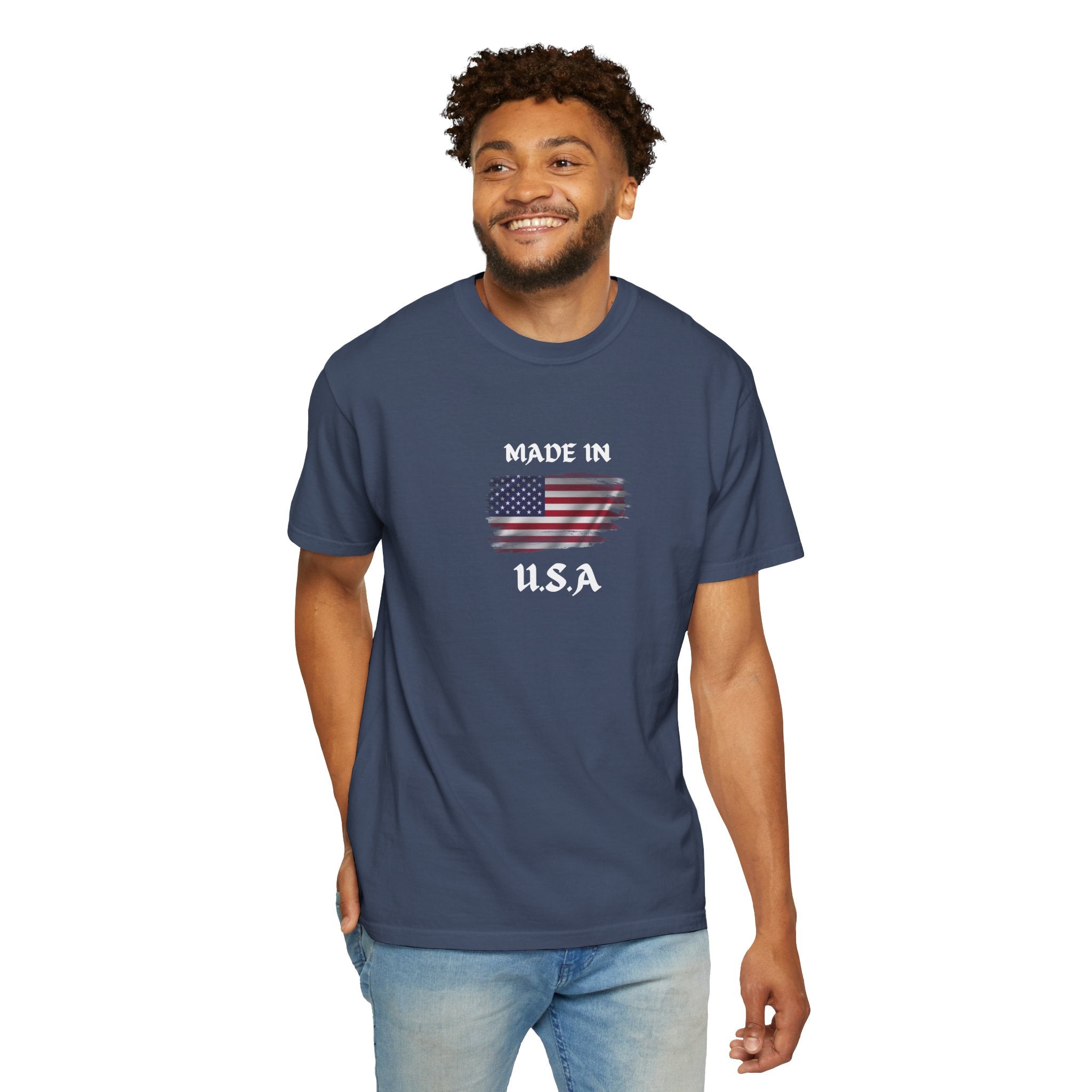 Patriotic USA Flag T-Shirt | Unisex | 100% Cotton | American Pride Spirit