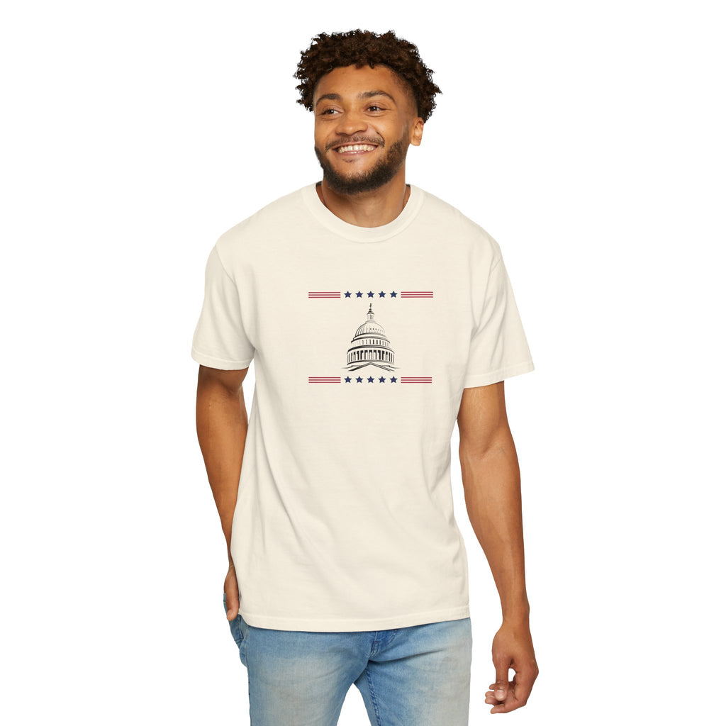 Washington Capitol Dome T-Shirt | Unisex | 100% Cotton | American Pride Spirit